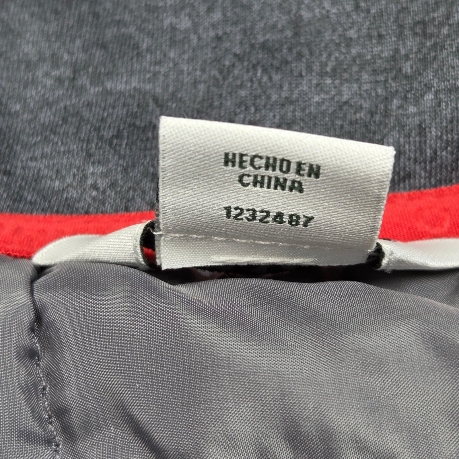 Orvis Hybrid Quilted Full Zip Jacket Mens Large Gray Stretch Fleece Coat