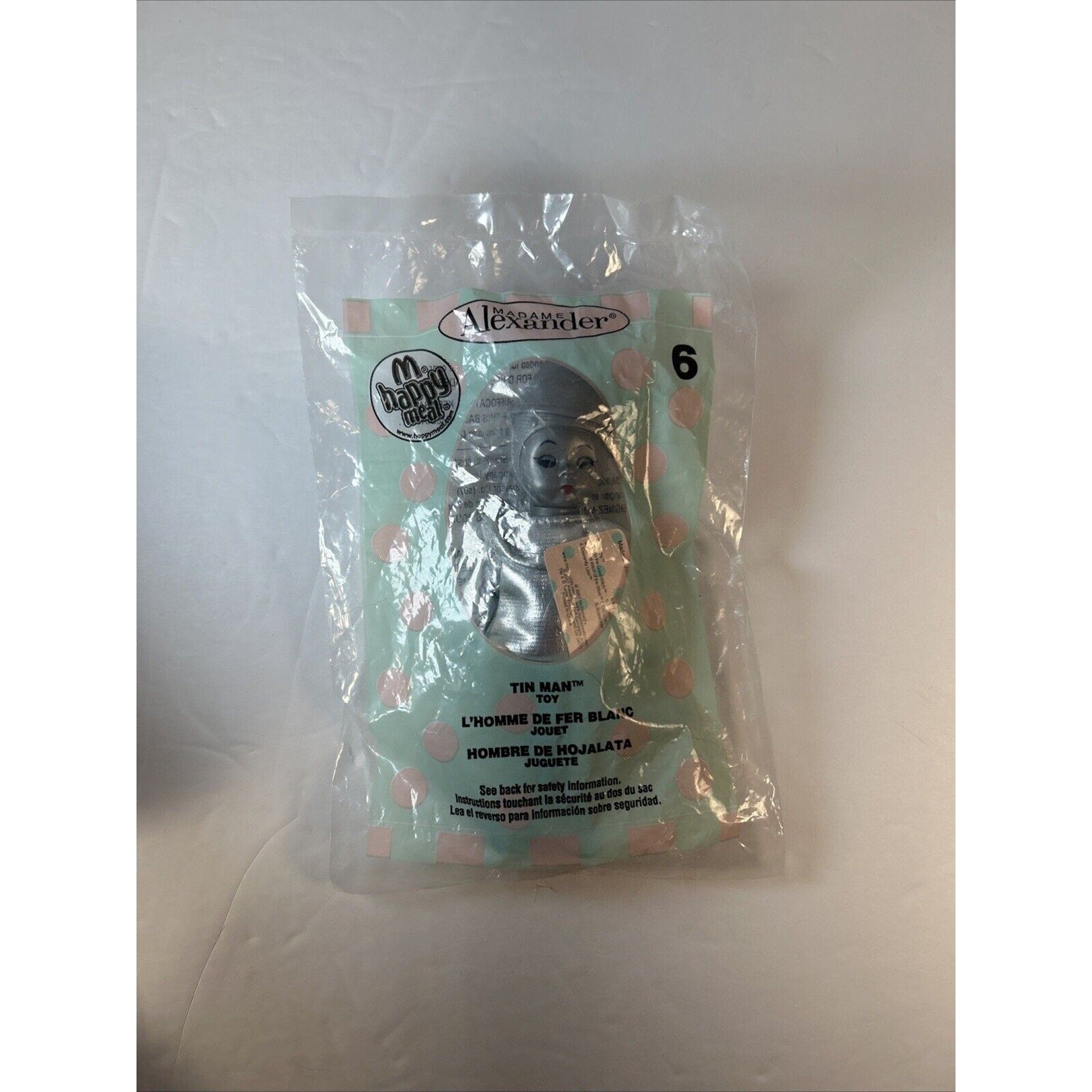McDonald's 2007 Happy Meal Toy Wizard of Oz #6 Tin Man NIP