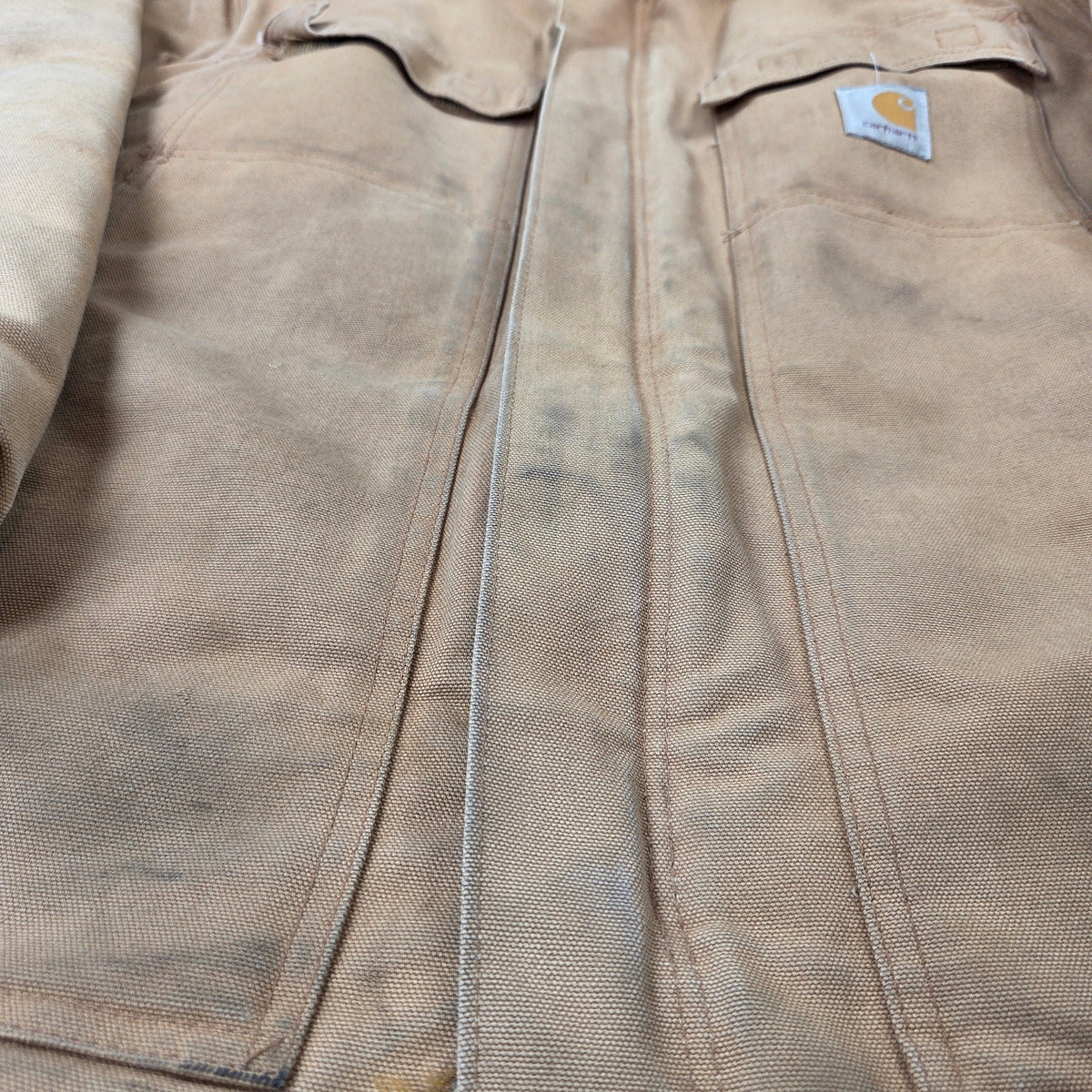 Vintage Carhartt C03 BRN Arctic Traditional Coat USA 42R Duck Work Jacket