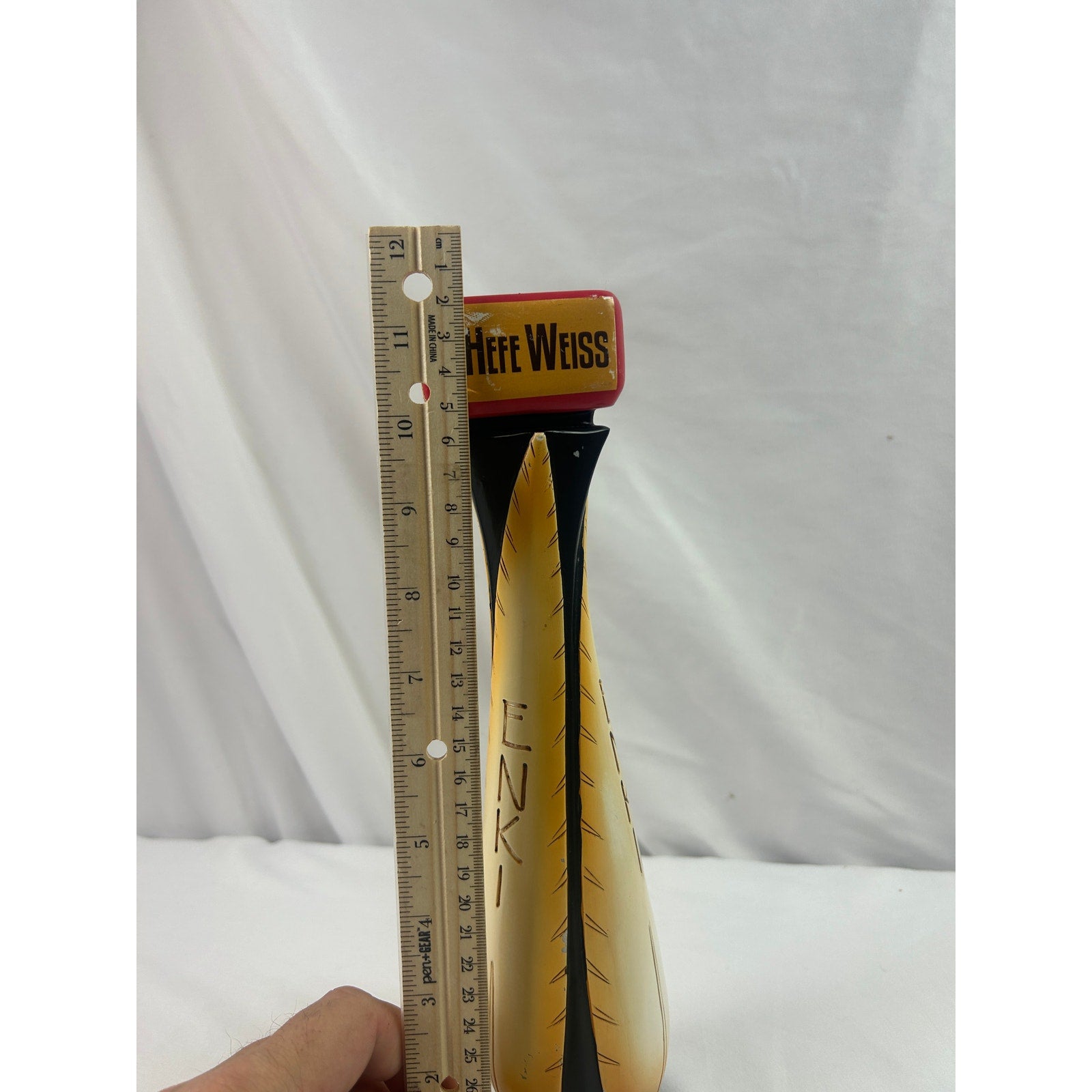 ENKI Hootenanny Hefe Weiss Beer Tap Handle Minnesota Brewing 10.5in Wheat Ale
