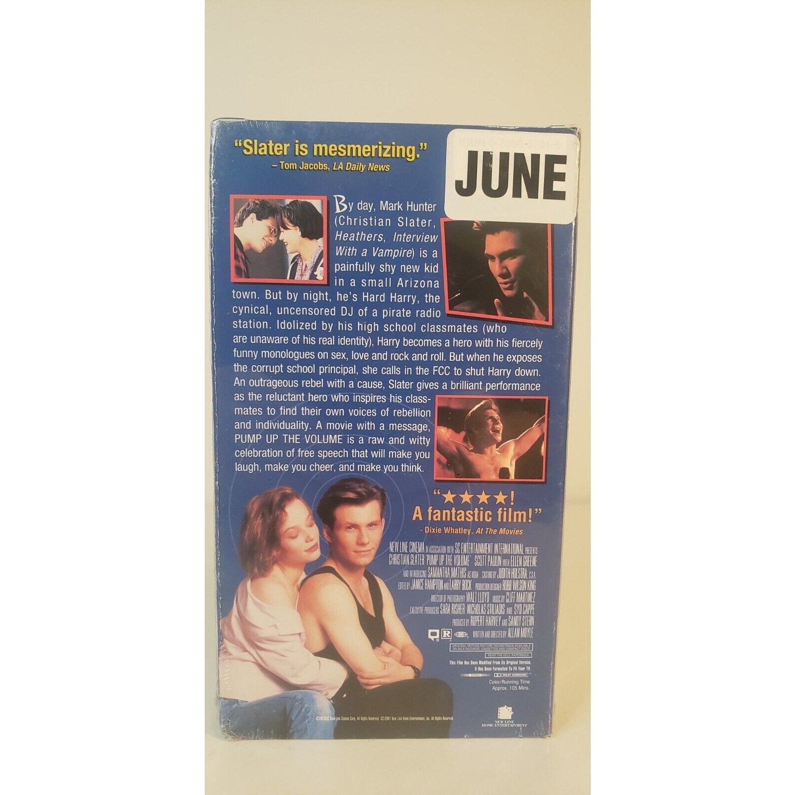 Pump Up the Volume VHS New Sealed 2001 Christian Slater