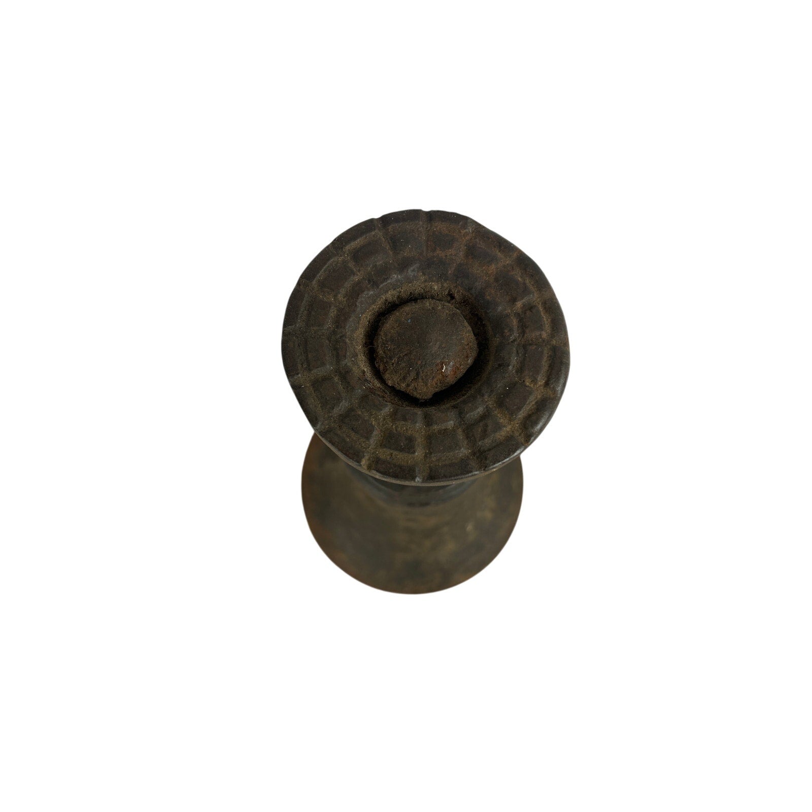 Antique A S Co KC MO Cast Iron Screw Jack 1 1 2 x 6 Railroad Tool