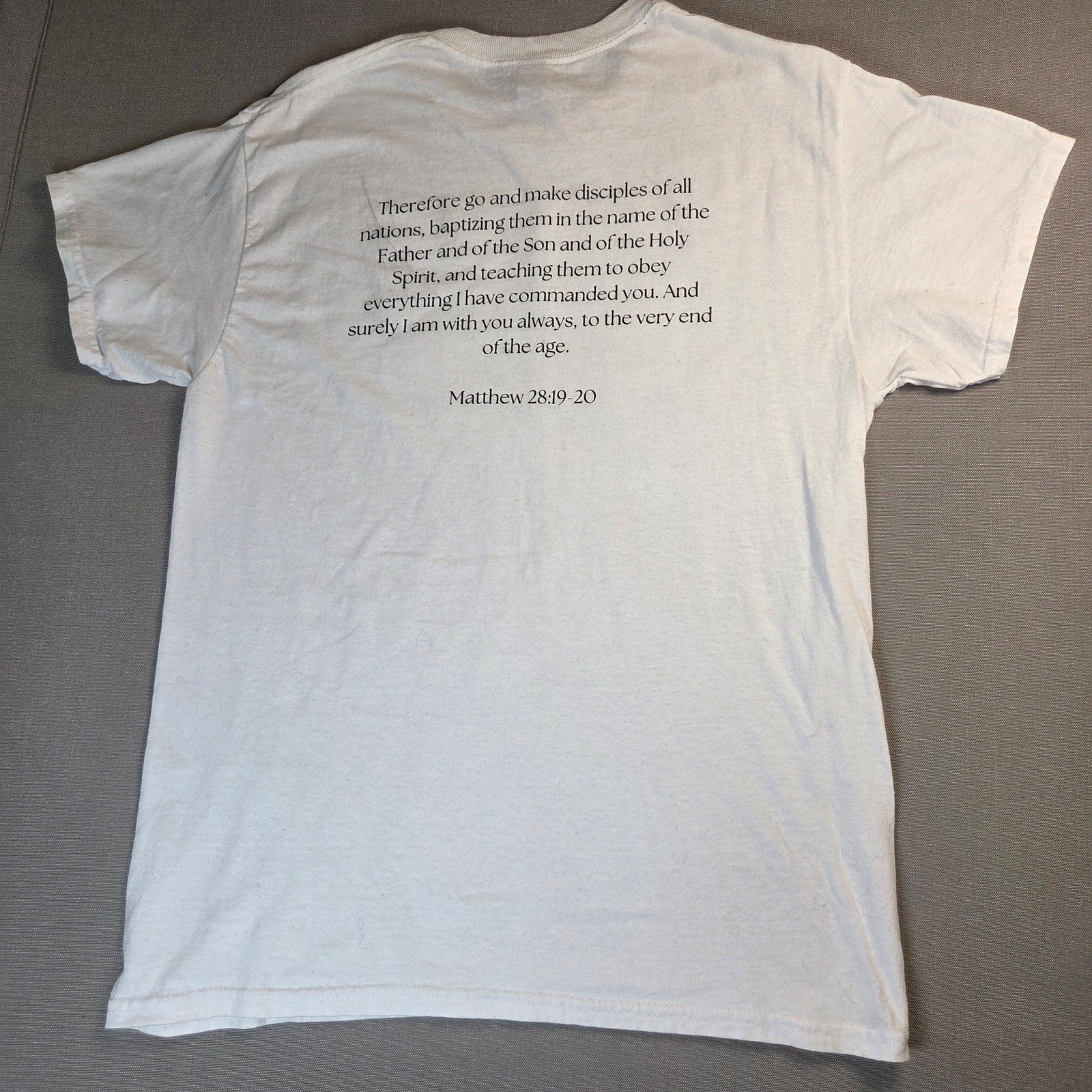 Gildan America 4 Christ T Shirt Mens Medium Christian Bible Verse Graphic