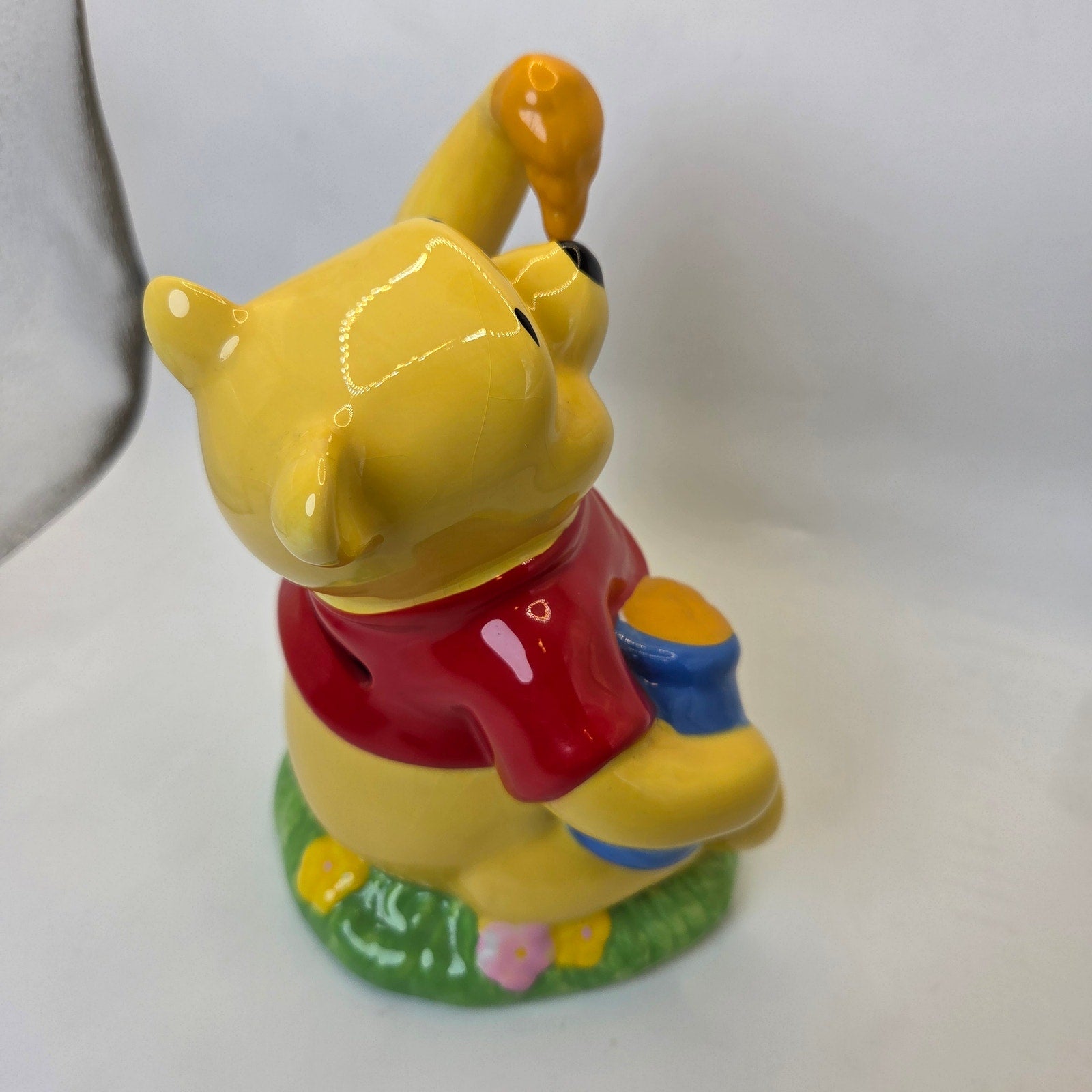 Disney Winnie the Pooh Enesco Ceramic Piggy Bank 8" Honey Pot Coin Bank