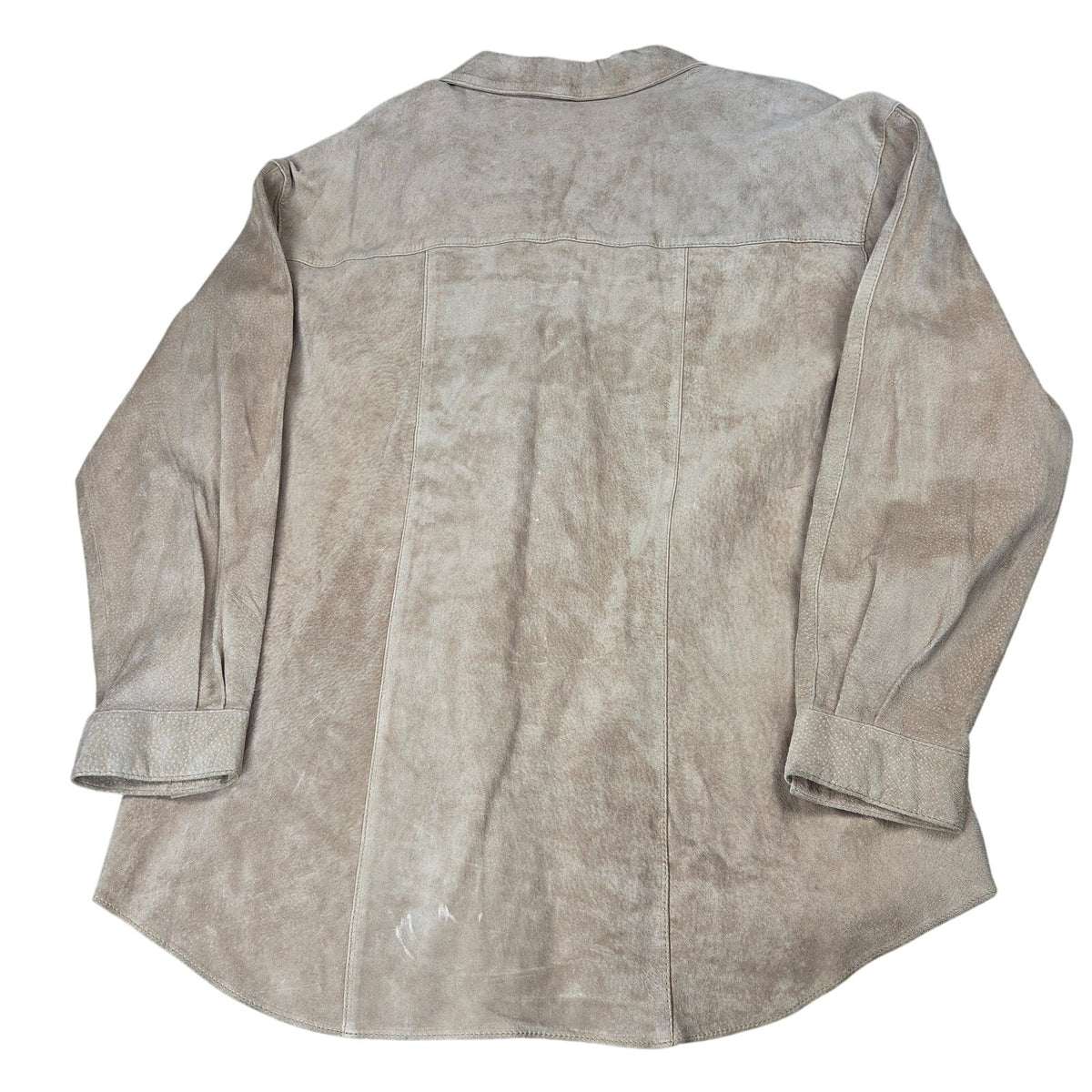 CW Clifford & Wills Genuine Suede Leather Shirt Jacket Women's L Korea 90s