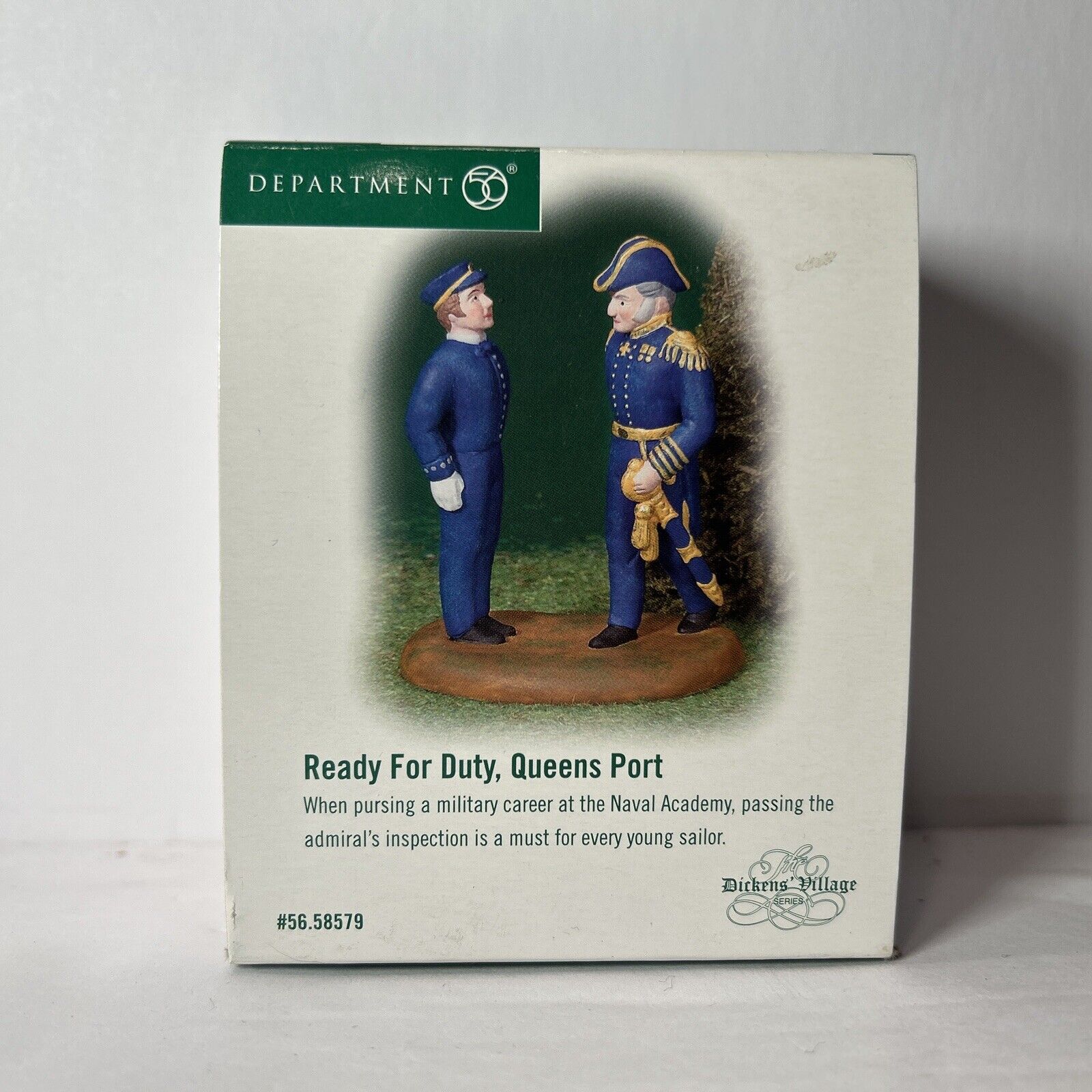 Dept 56 Dickens Village - Ready For Duty, Queens Port NIB
