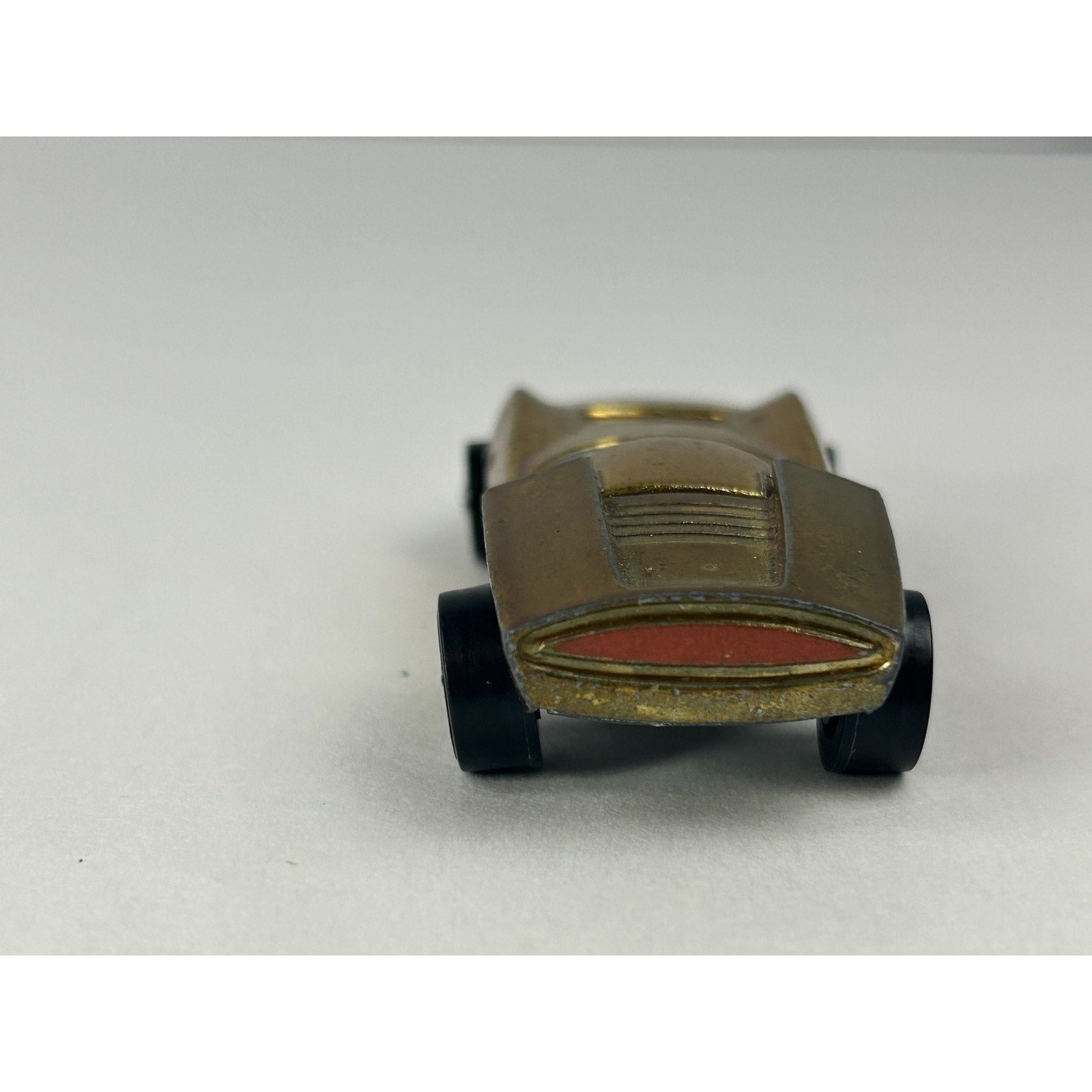 Vintage Hot Wheels Turbo Fire Redline Diecast Car Gold 1968 Mattel USA Collector