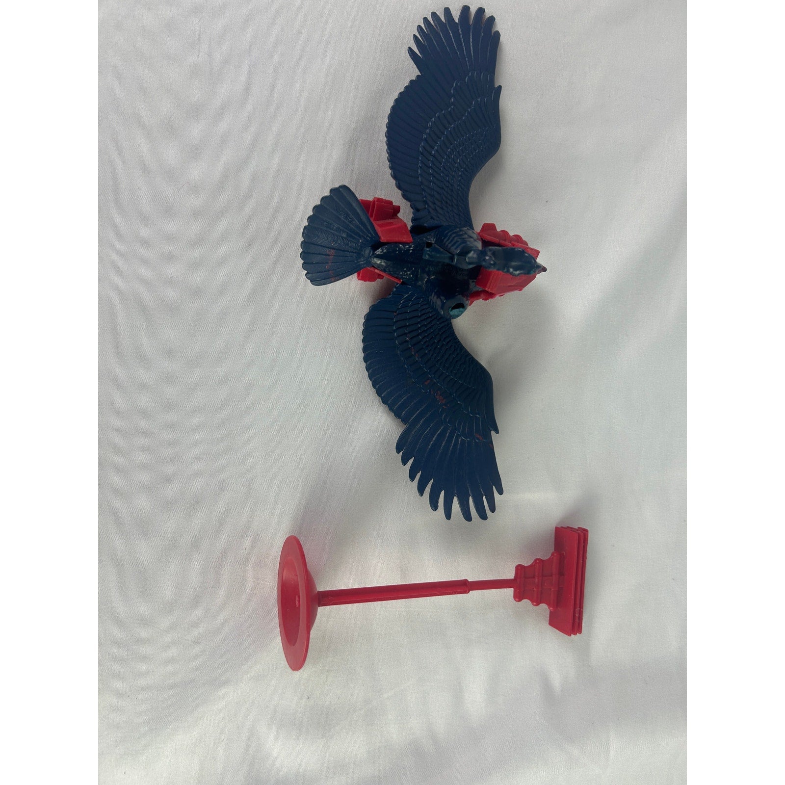Vintage Masters of the Universe Screeech Bird w Perch Harness 1983 Mattel