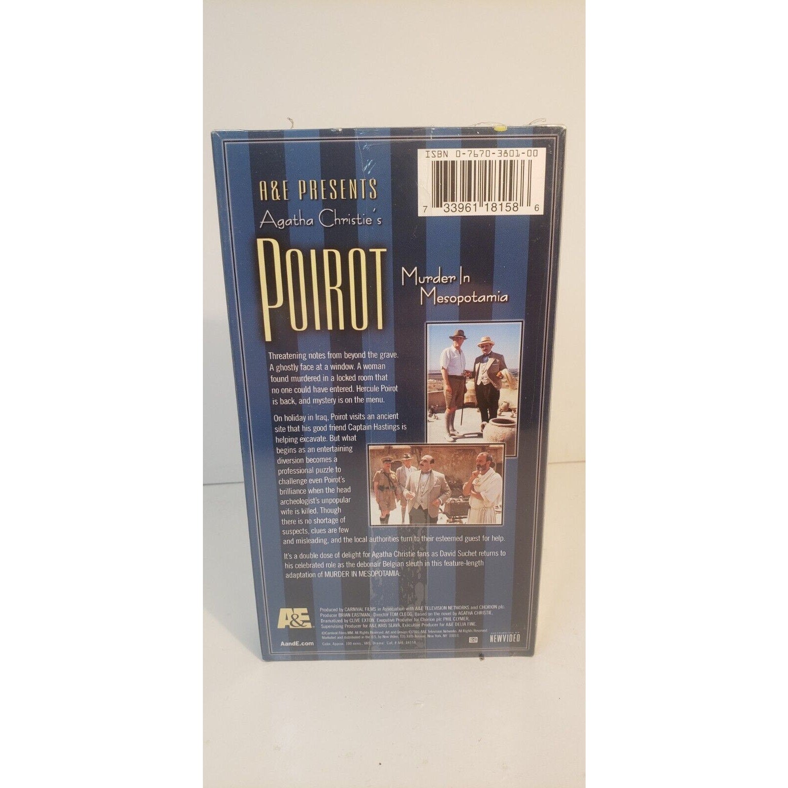 Agatha Christie's Poirot - Murder in Mesopotamia VHS 2001 New Sealed A&E