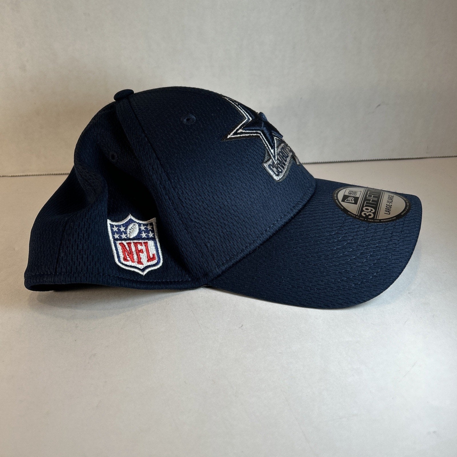 Dallas Cowboys New Era 39Thirty Large/XLarge Navy Blue Hat