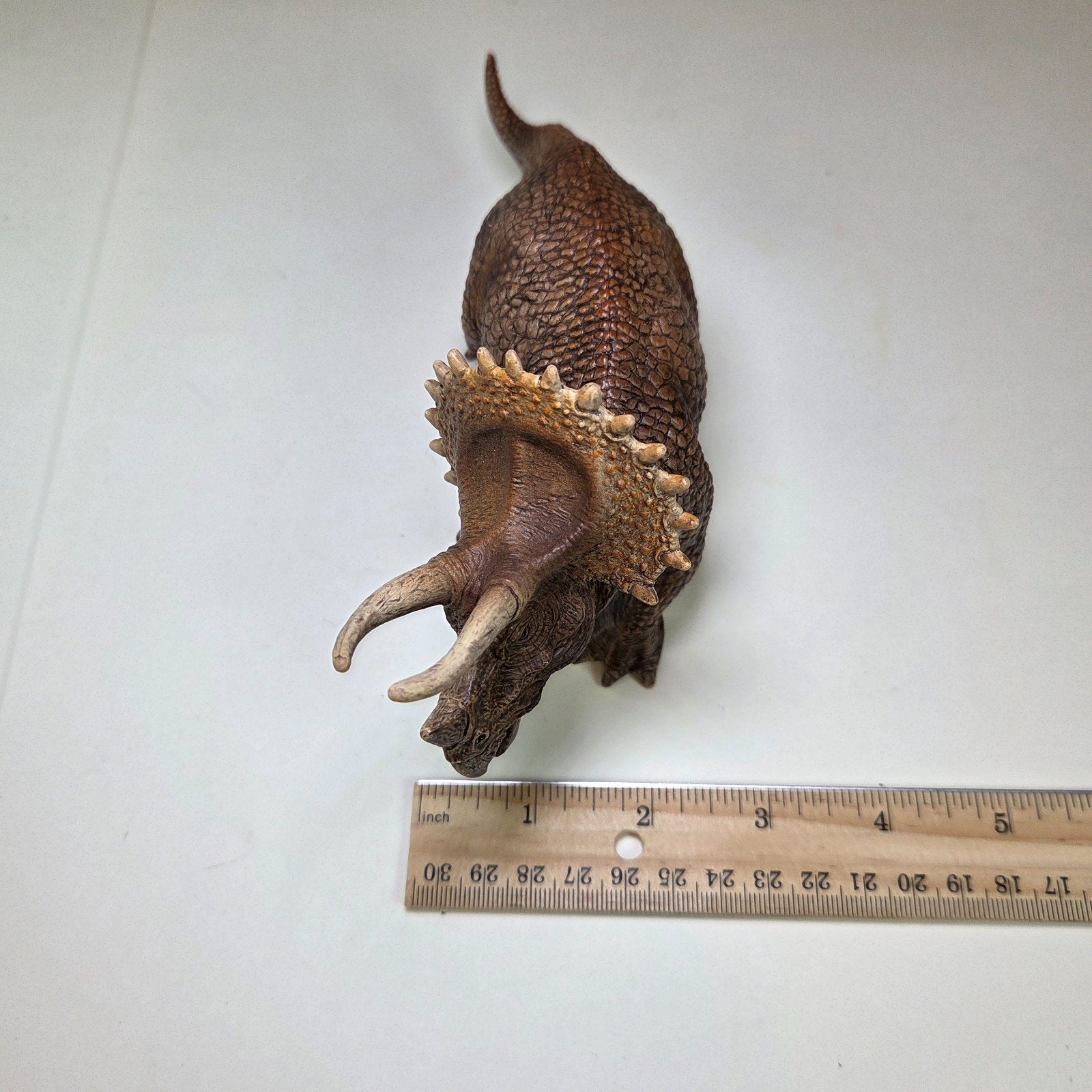 Schleich Triceratops 14522 Dinosaur Figure 2012 Retired World of History 8"