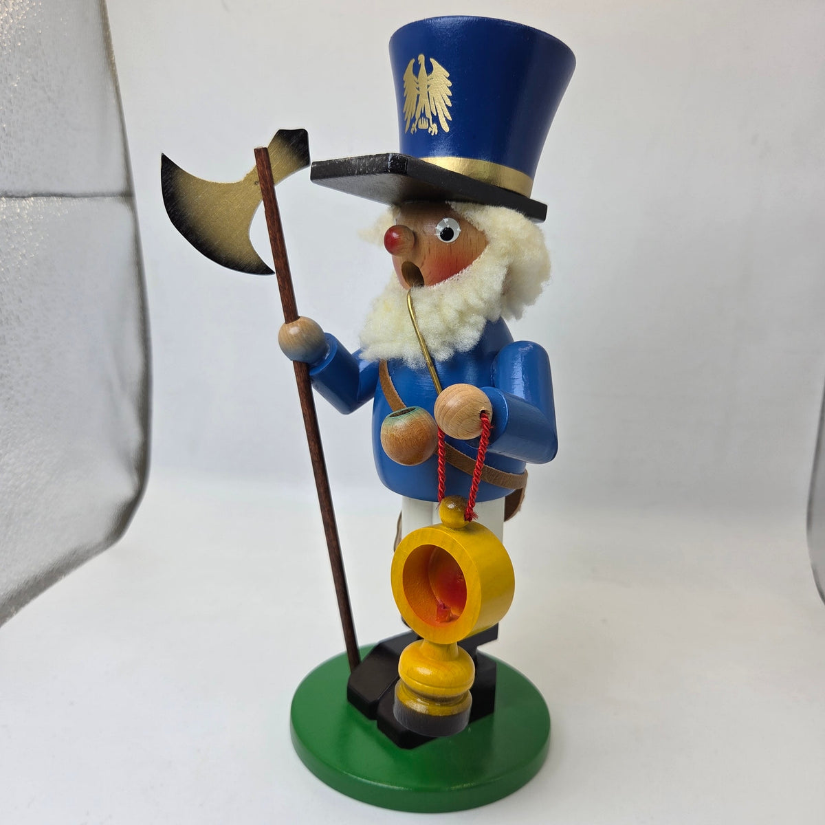 Steinbach West Germany Woodsman Smoker Nutcracker Axe Lantern Vintage