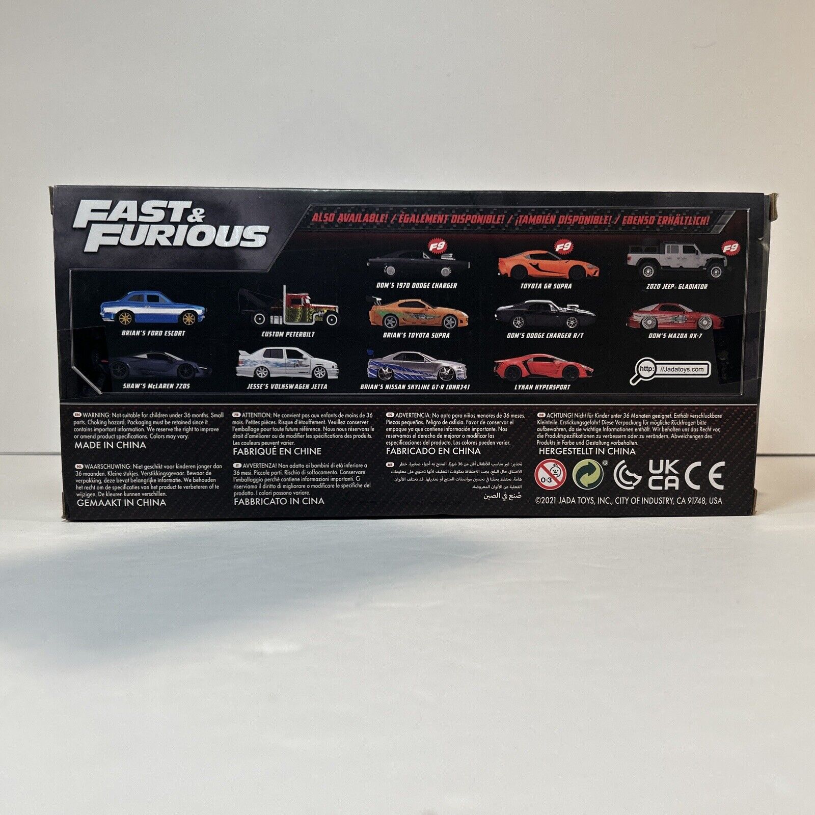 Jada Toys Fast & Furious 2005 Ford GT Diecast Car 1:32 Blue NIB