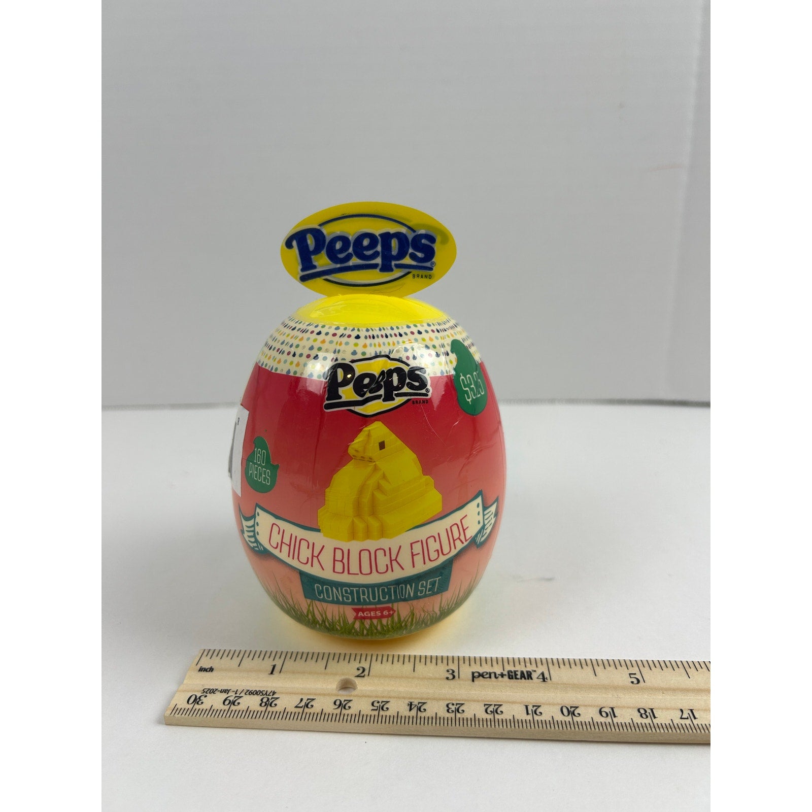 Peeps Chick Block Figure Construction Set Sealed - 160 Pieces Well Played Toy