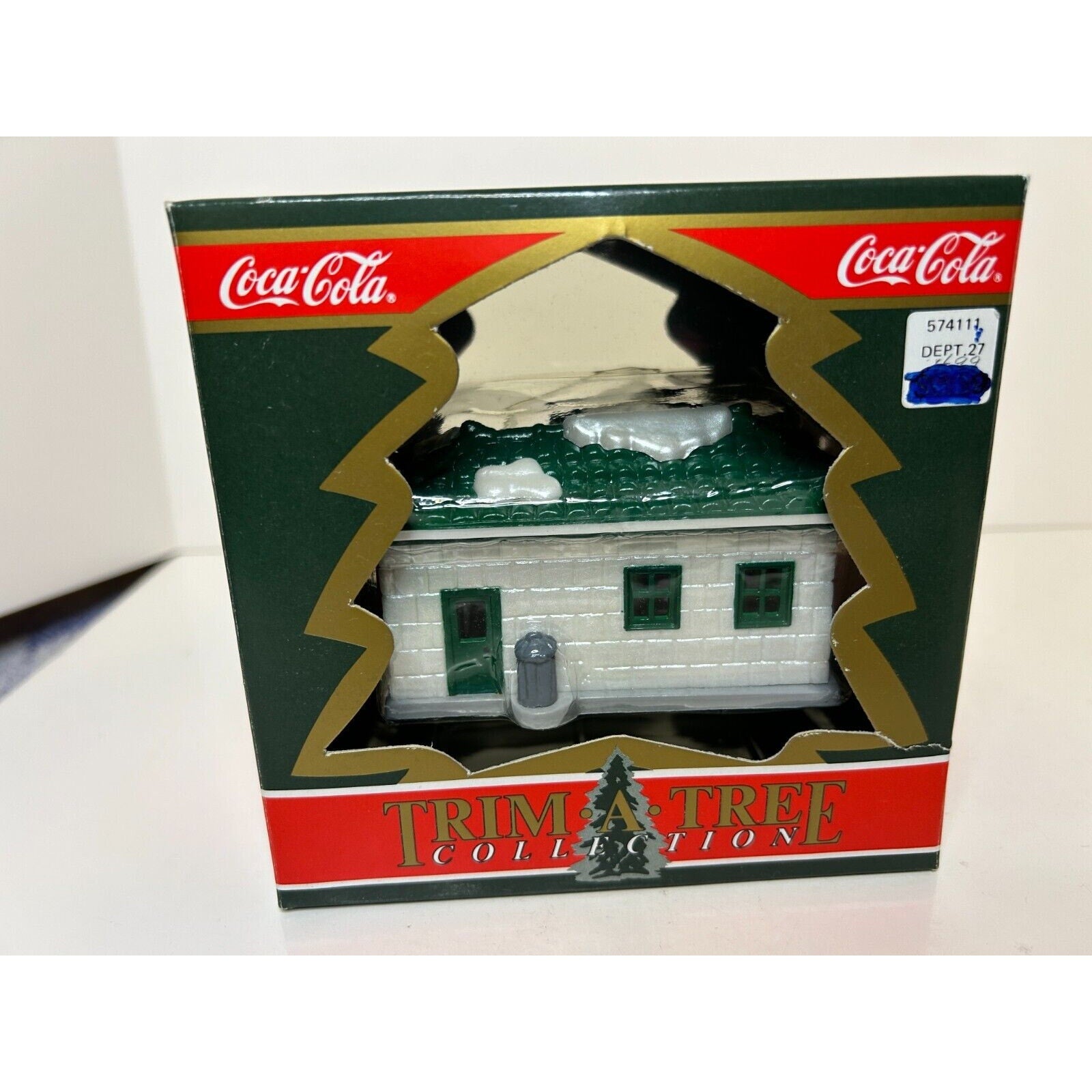 Coca-Cola Trim-A-Tree Collection Ornaments Set of 2 Vintage 1990s x79