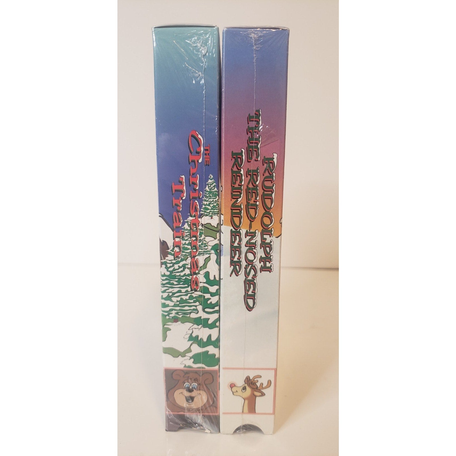 Christmas Kids VHS New Sealed Lot of 2 Rudolph & The Christmas Train
