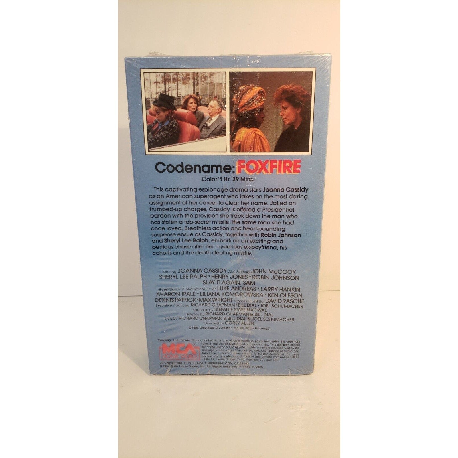 Code Name: Foxfire VHS New Sealed 1987