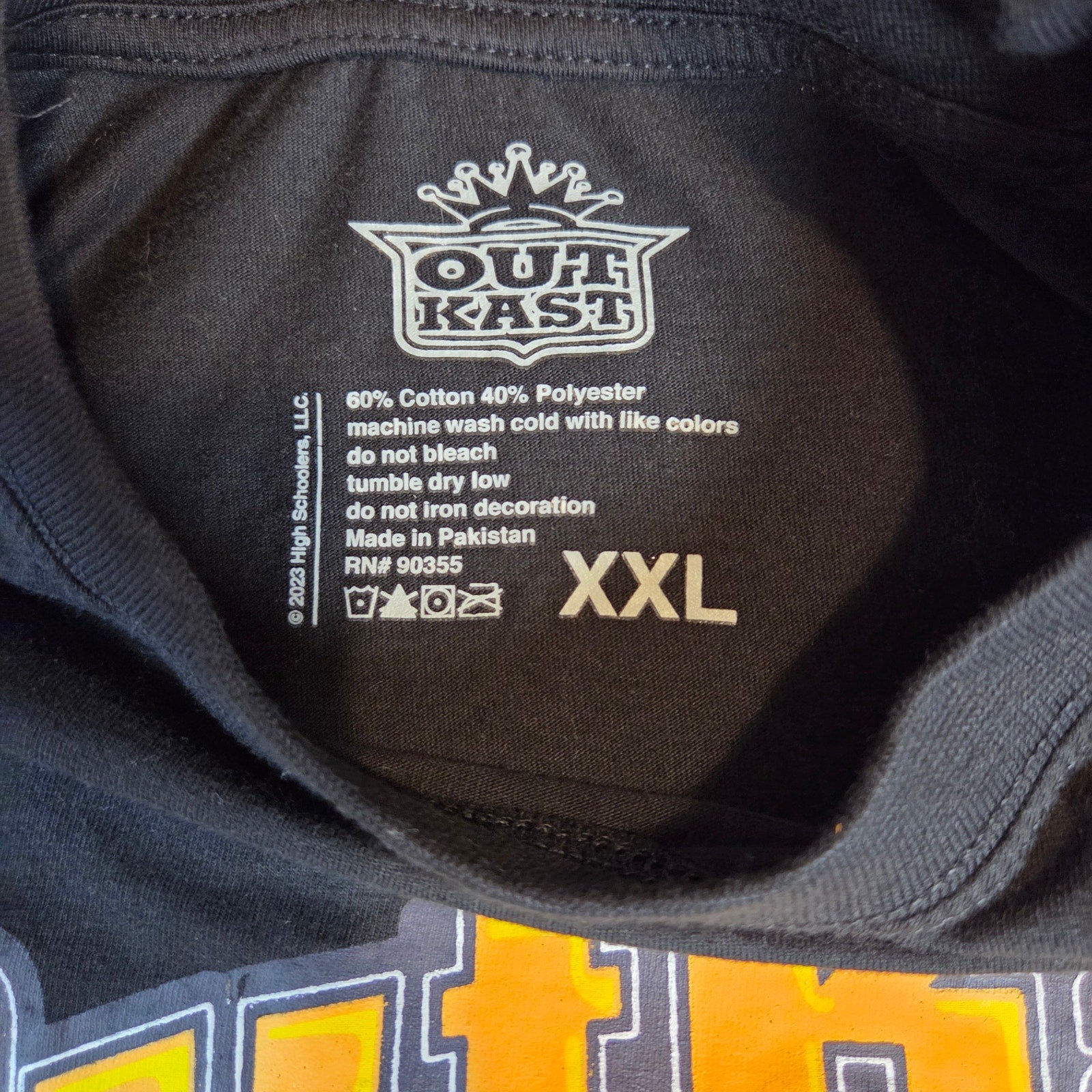 Outkast ATLiens Long Sleeve Shirt XXL 2023 Rap Tee Black Graphic Hip Hop Music