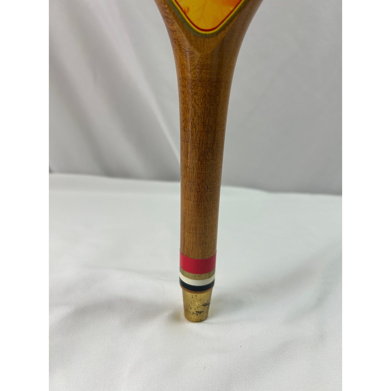 Leinenkugels Autumn Gold Lager Wood Beer Tap Handle Vintage Wisconsin Breweriana
