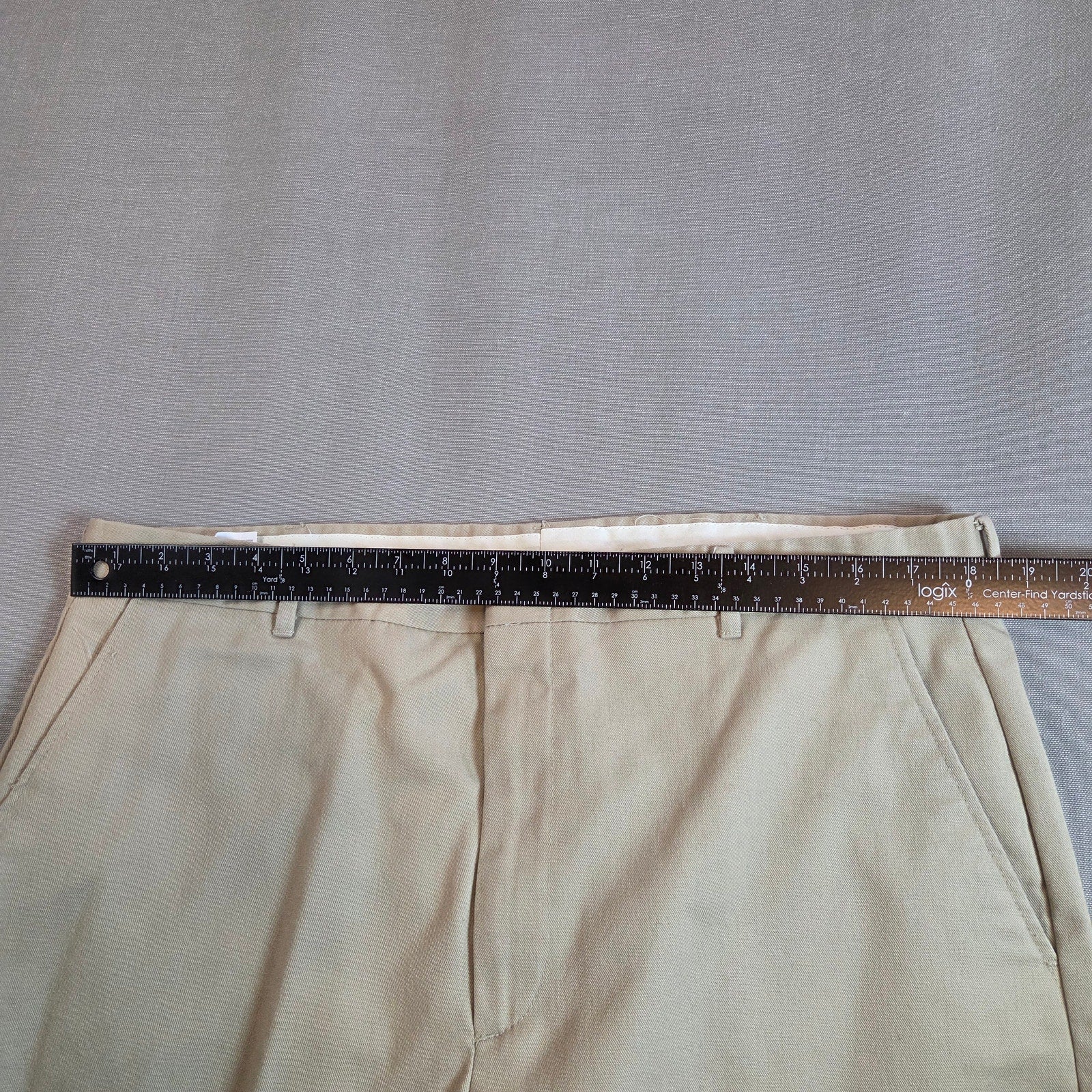 Knightsbridge Menswear Slacks Men’s 37x26 Khaki USA Cotton Blend 38x30