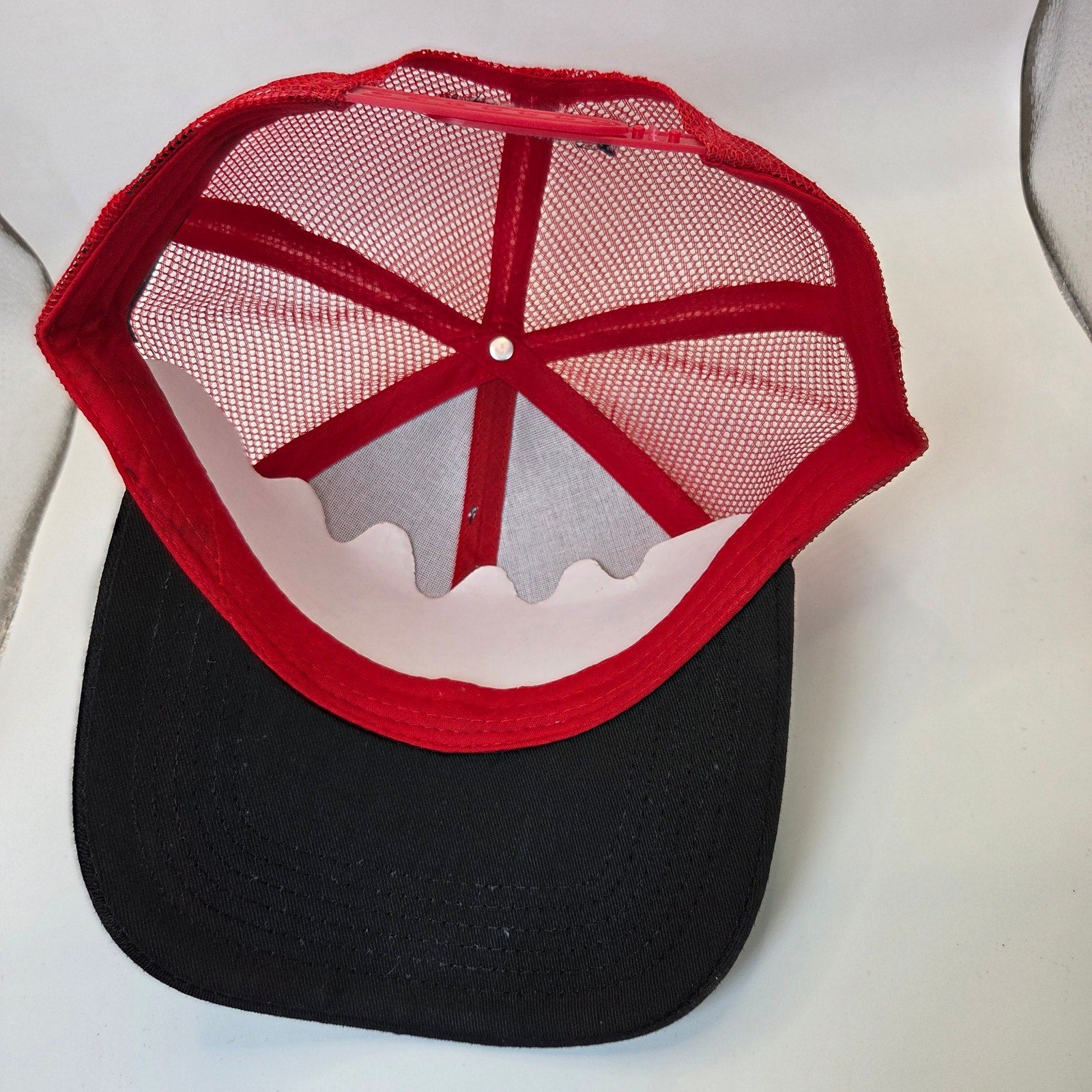 Bacardi Trucker Hat Mesh Snapback Black Red Bat Logo Marca De Fabrica 2021 OSFA