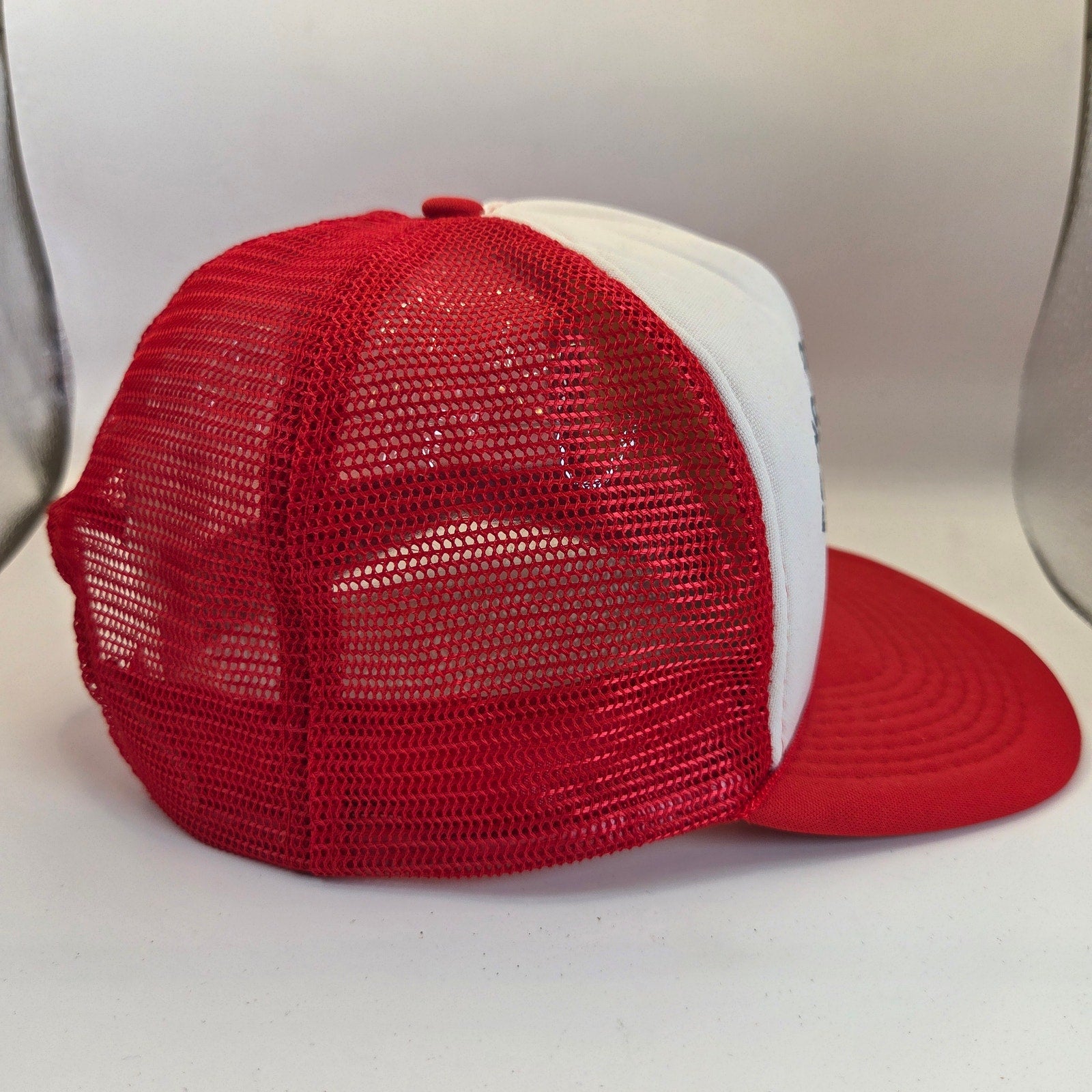Vintage Princeton Livestock Market MN Re Play Foam Mesh Snapback Trucker Hat
