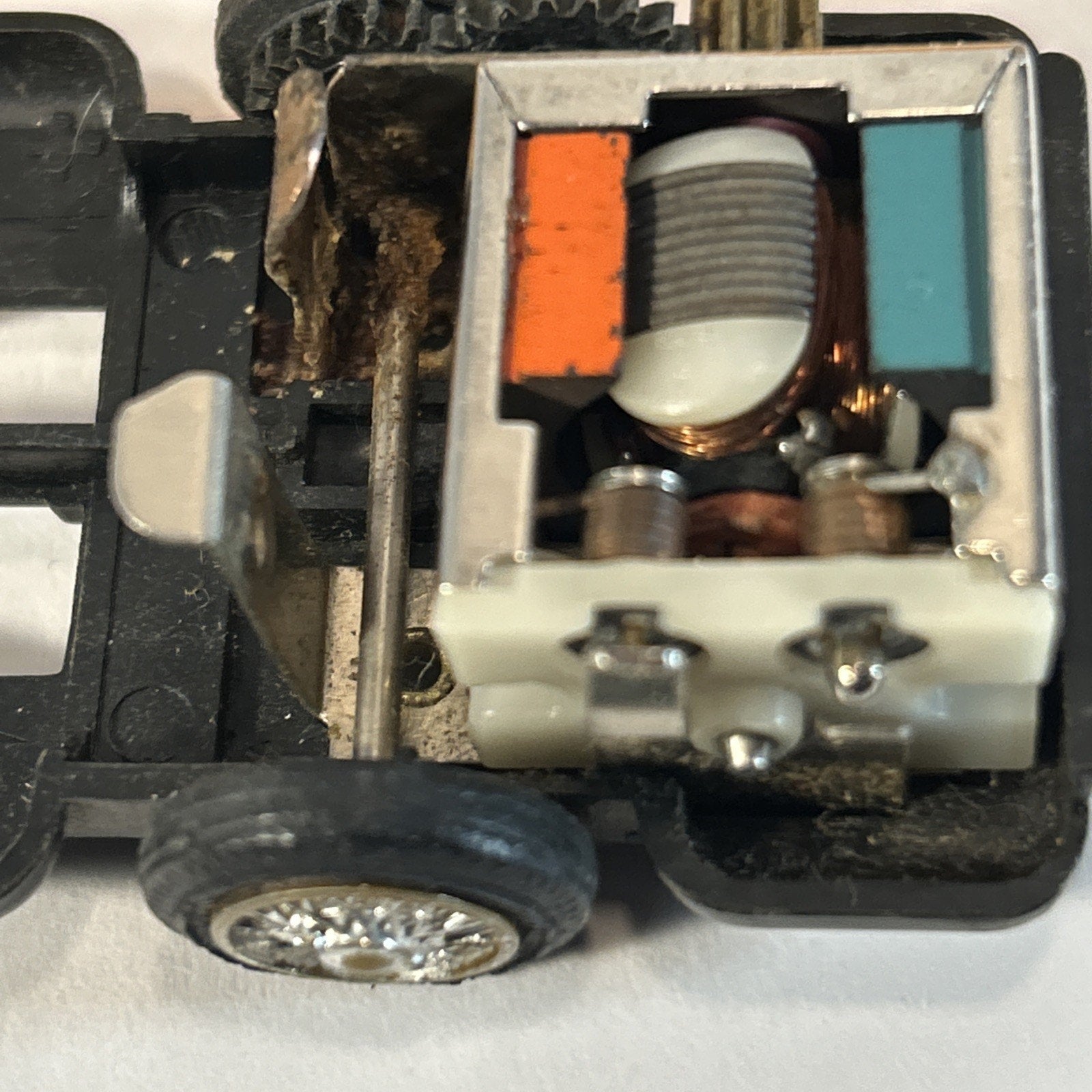 1960s Ideal Motorific Ferrari #9 Battery Operated Car w/ Original Display Case