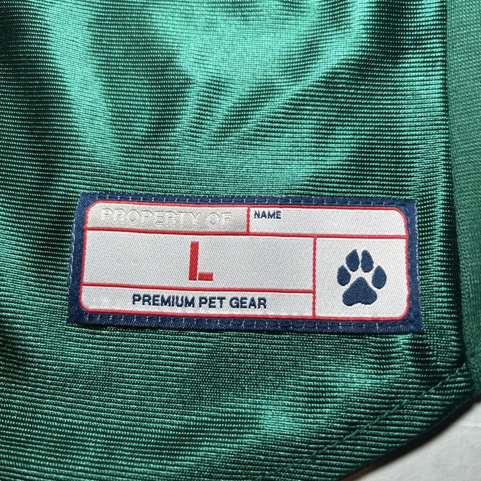 Green Bay Packers Large Dog Jersey