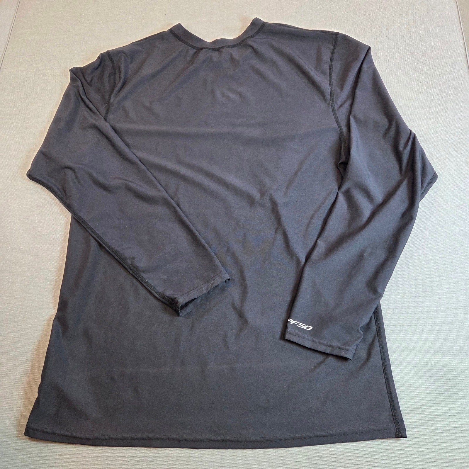 Dakine UPF 50 Long Sleeve Surf Rash Guard Shirt Men’s L Gray Polyester