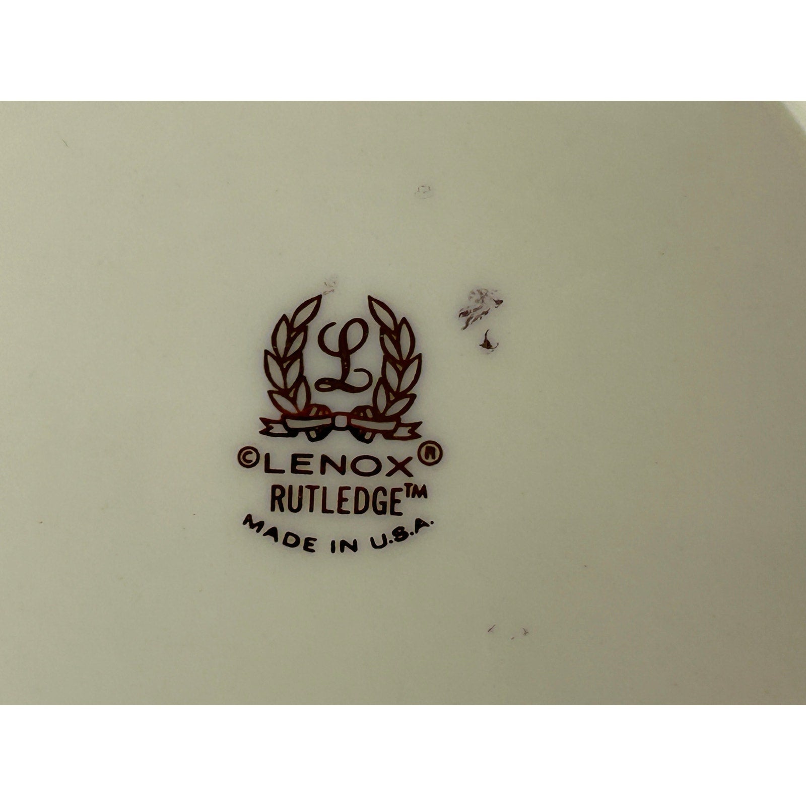 Lenox Rutledge Bread Butter Plate 6 Inch Floral Ivory Gold Trim Made USA