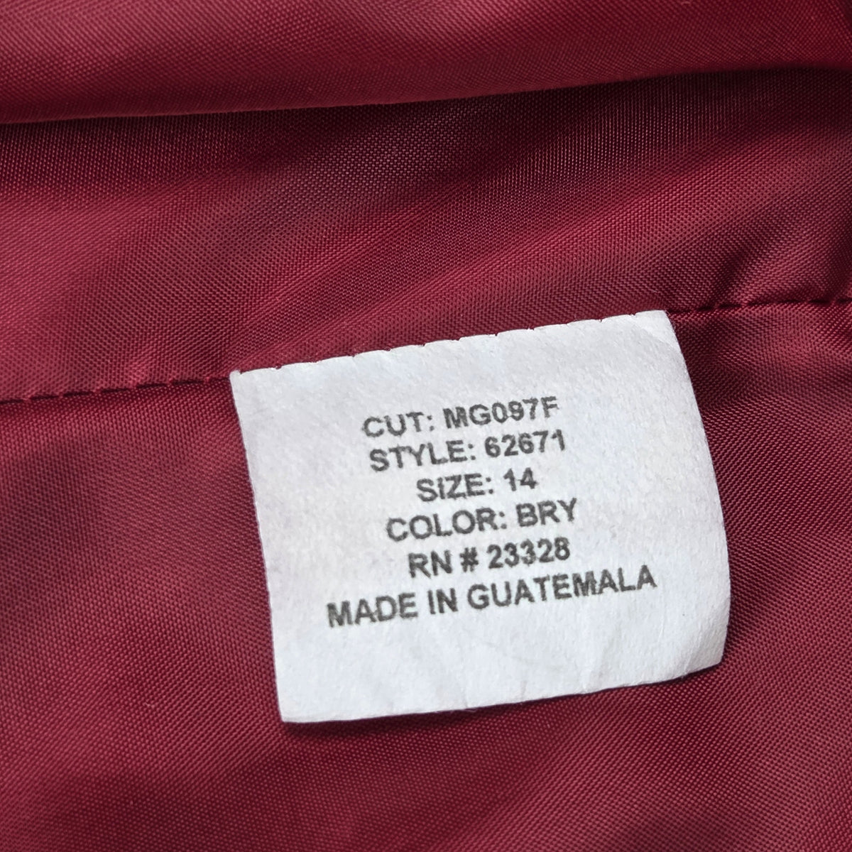Forecaster of Boston Wool Blend Car Coat Womens 14 Burgundy 3 Button Jacket