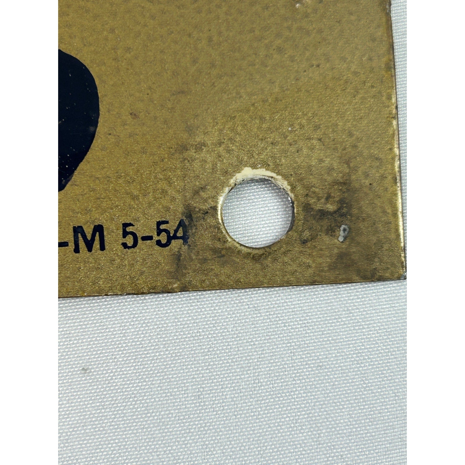 1954 Mobil Oil Special Pegasus Metal Sign TAC Authenticated A-M 5-54 18x10