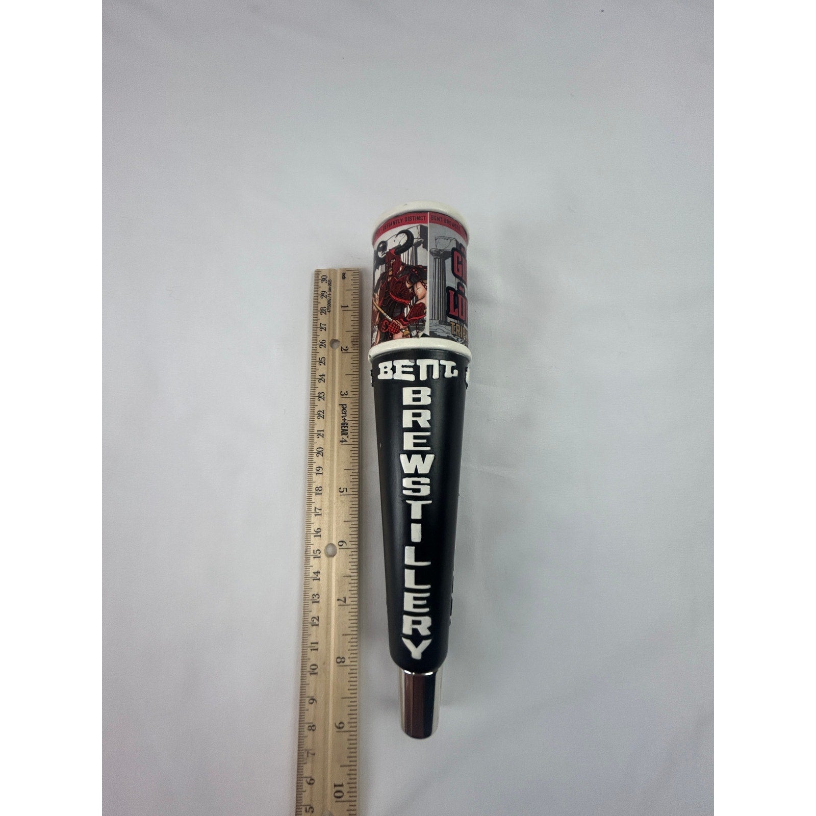 Bent Brewstillery Giga Lupin Triple IPA Beer Tap Handle Minnesota Brewery 9in