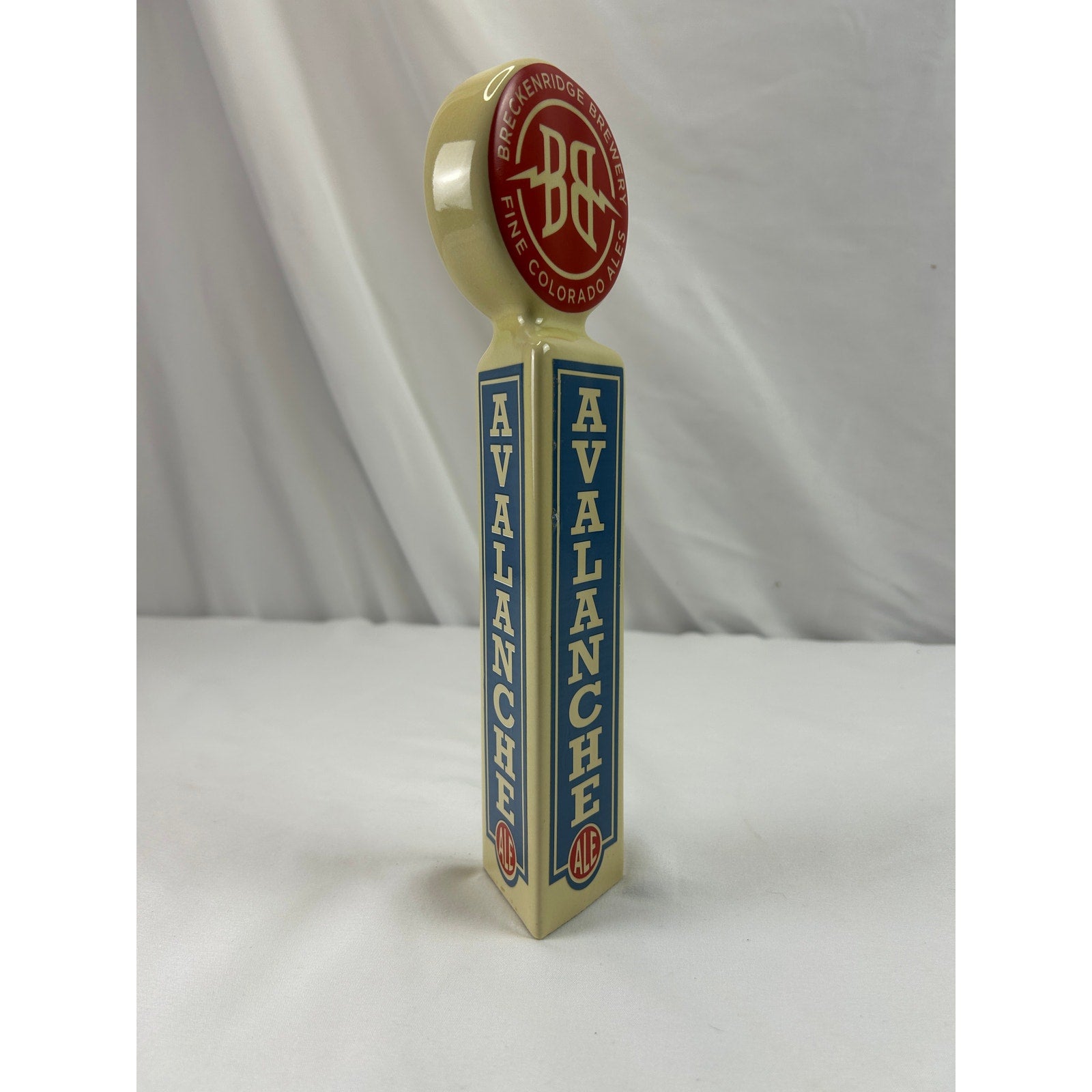 Breckenridge Brewery Avalanche Ale Beer Tap Handle Ceramic Colorado Breweriana
