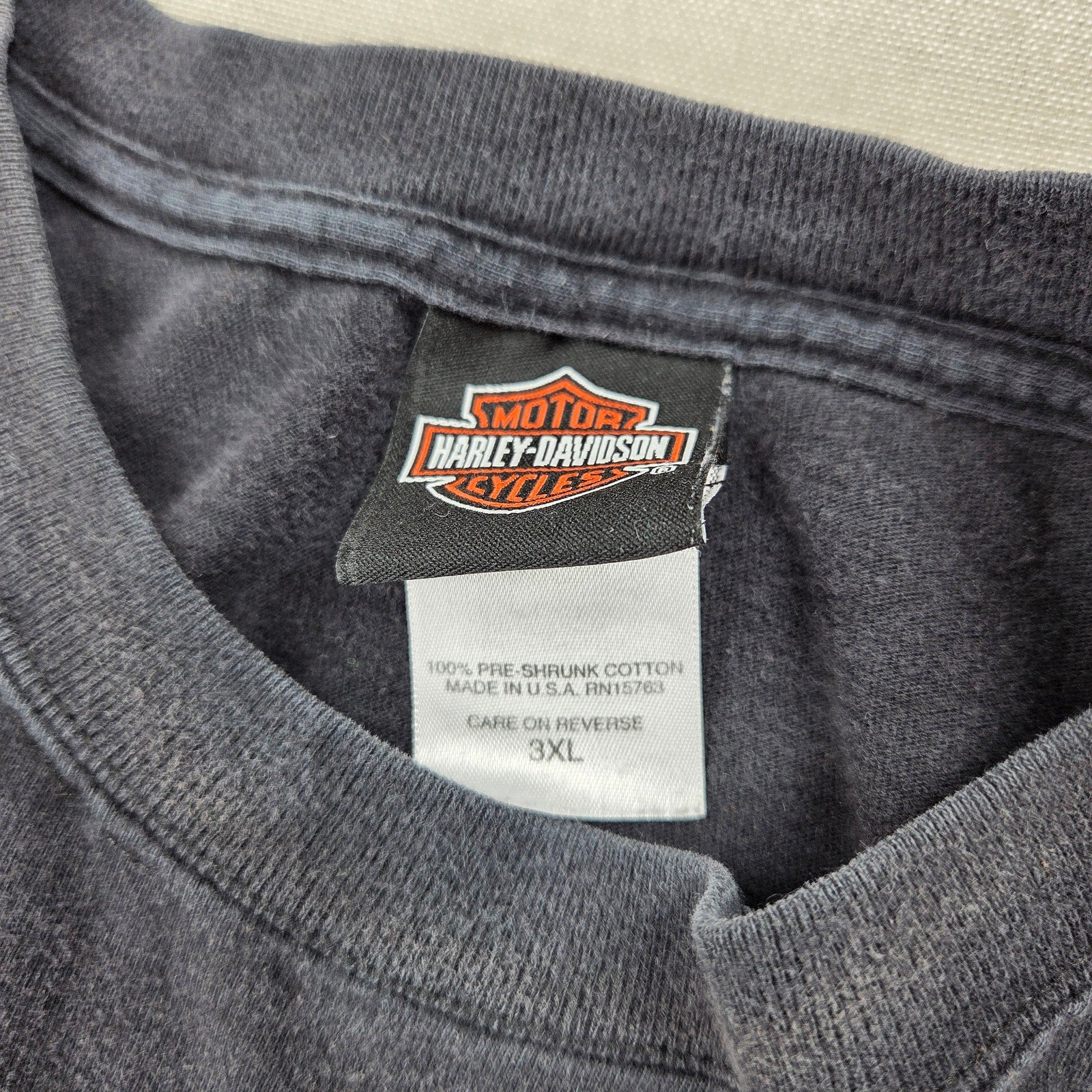 Harley Davidson 3XL T Shirt Lot Wild Prairie MN Sundance WY Distressed