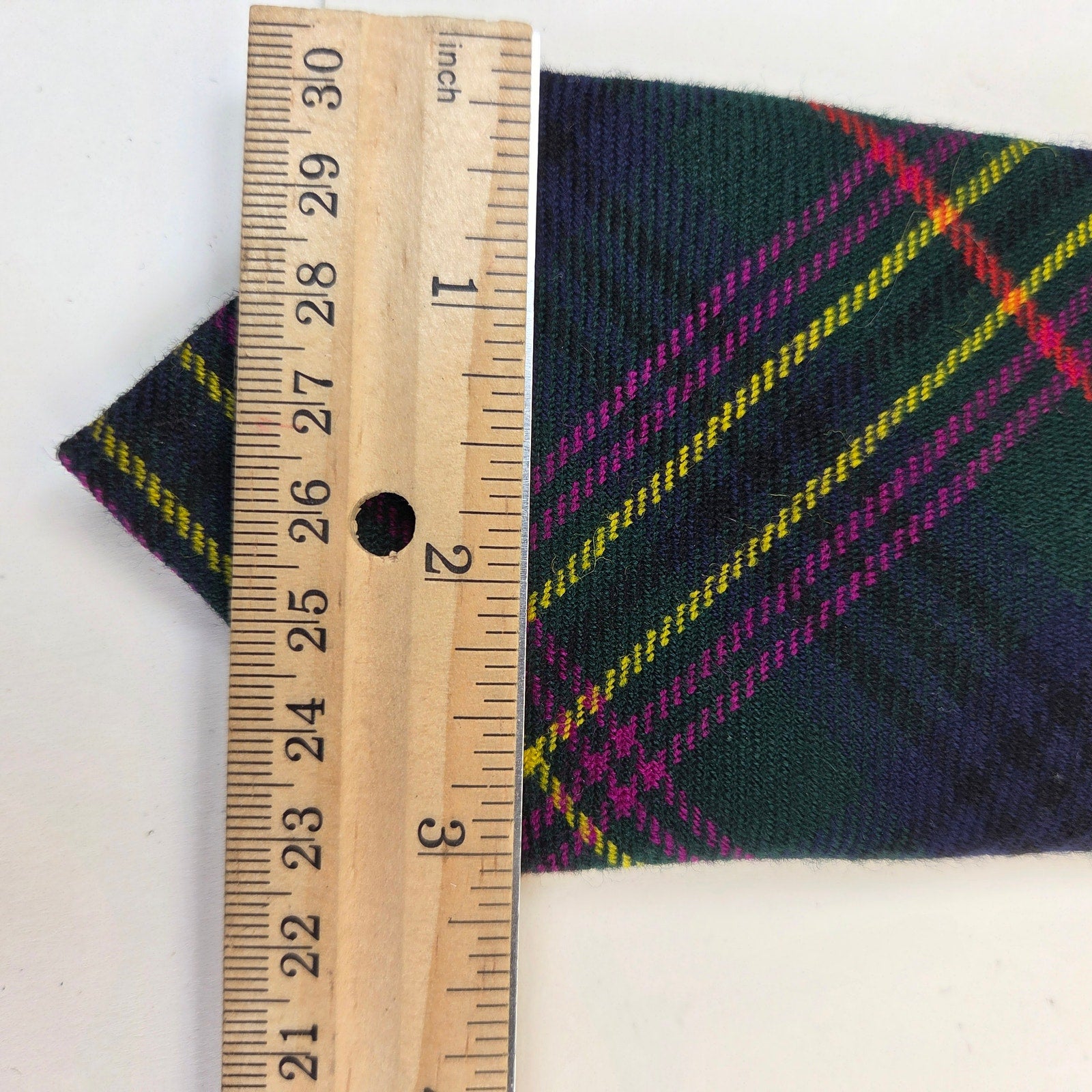 Original Scottish Kennedy Clan Tartan Pure Wool Tie Woven in Scotland 3"x57"
