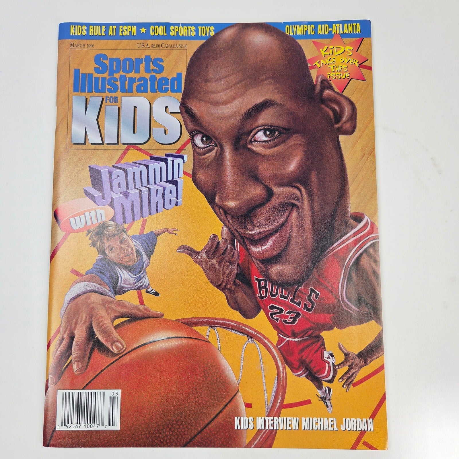 Sports Illustrated for Kids March 1996 Michael Jordan Complete Poster Cards