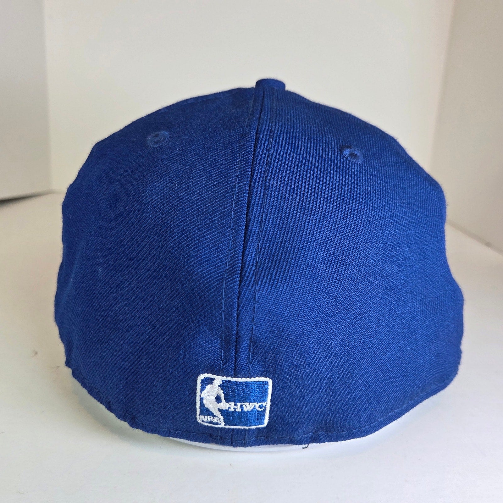 New Era 59FIFTY NY Knicks Hardwood Classics Blue Fitted Hat 7 5/8 Wool NBA