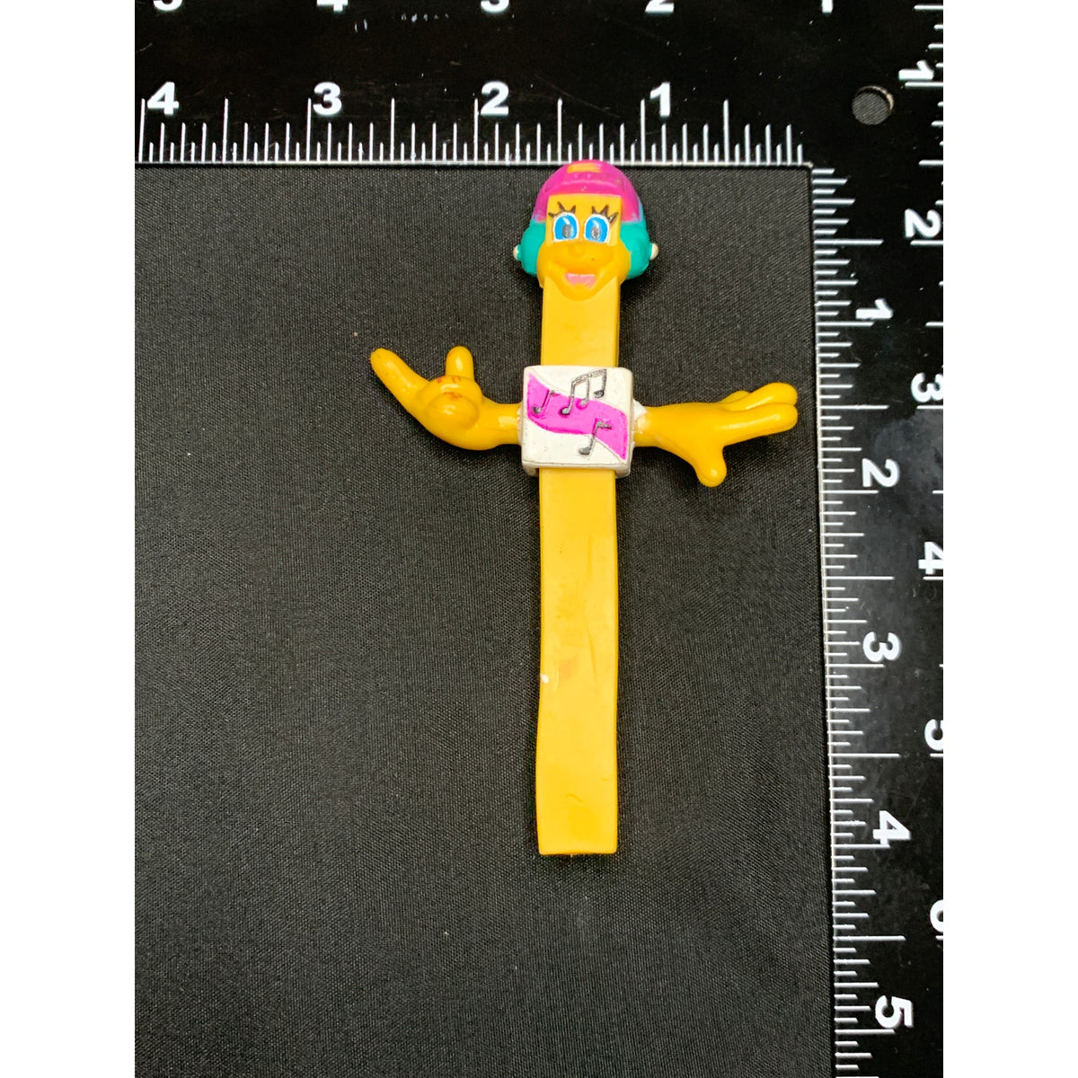 1989 McDonalds Fry Benders Bendable French Fry Music Headphones Toy