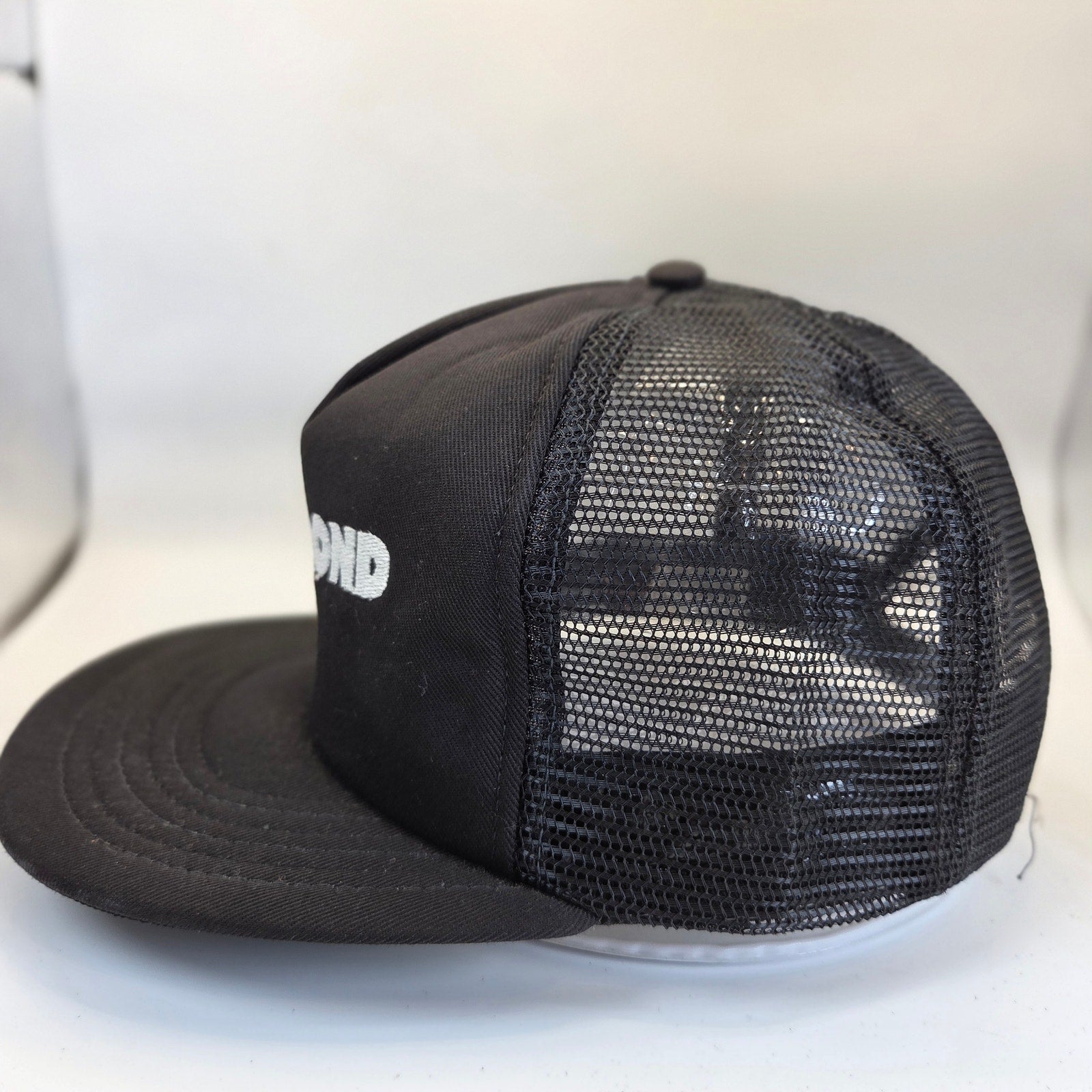 Vintage Raymond Forklift Mesh Trucker Snapback Hat Adjust-A-Tab Made USA