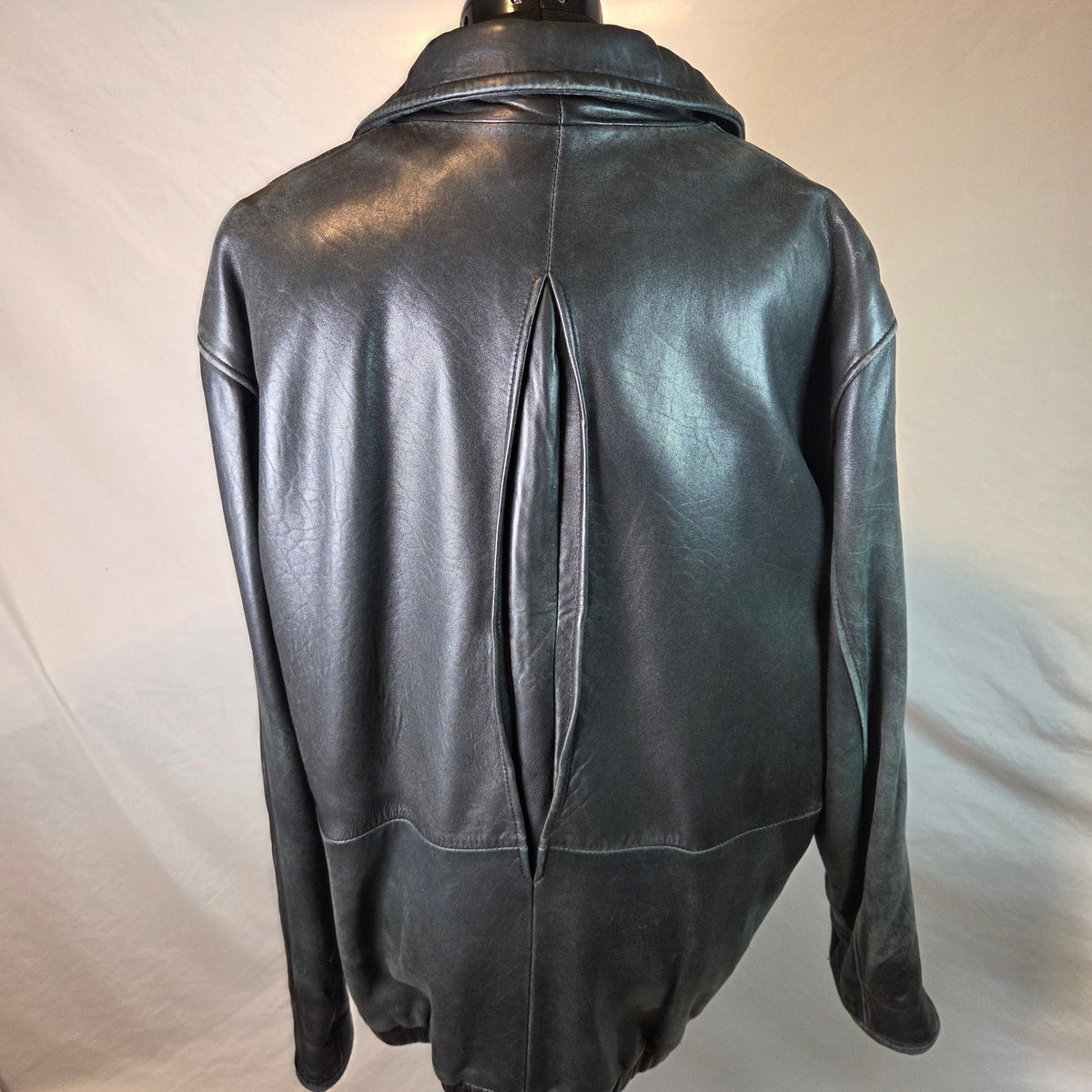Marc New York Andrew Marc Leather Jacket Mens XL Thermolite Full Zip Black