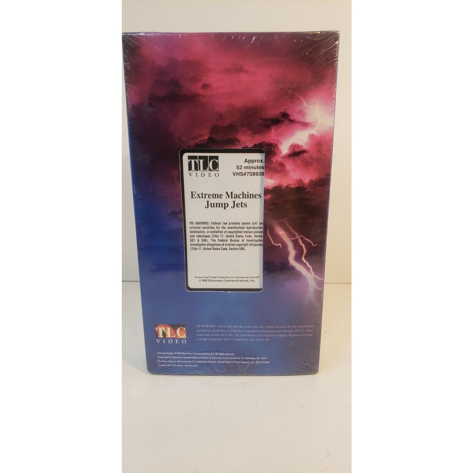 TLC Extreme Machines Jump Jets VHS New Sealed