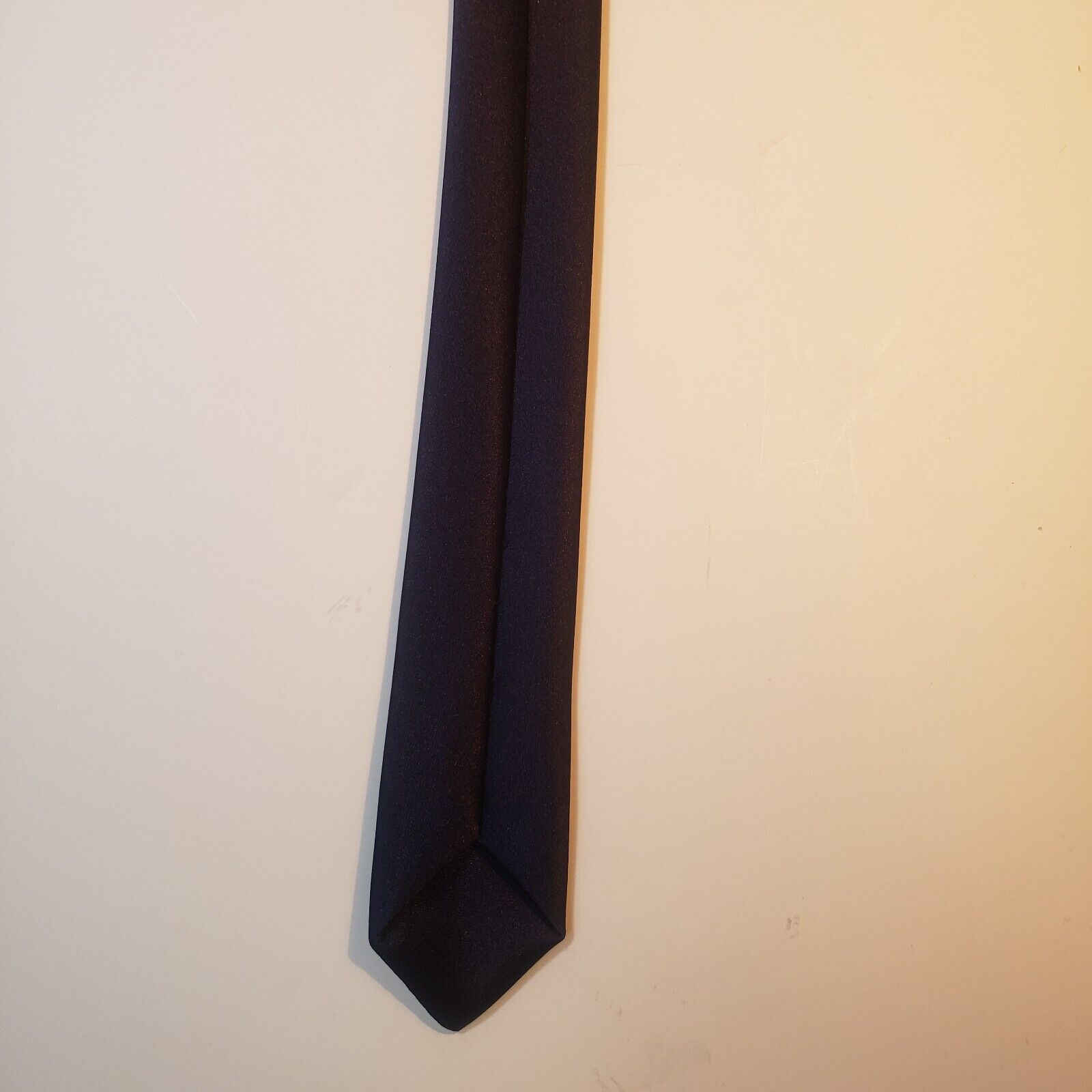 Green Original Solid Navy Blue Tie Made in Korea