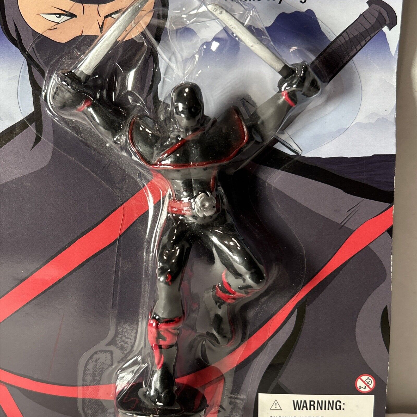 Spirit Stealth Ninja Plastic Toy Figure (BRAND NEW SEALED)