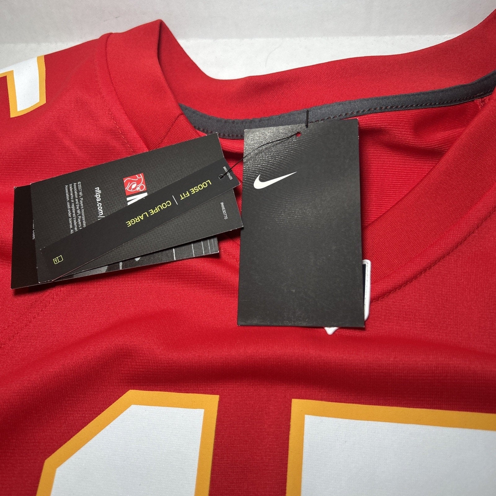 Patrick Mahomes Kansas City Chiefs Nike NFL On Field Jersey Color Red Size XXXL
