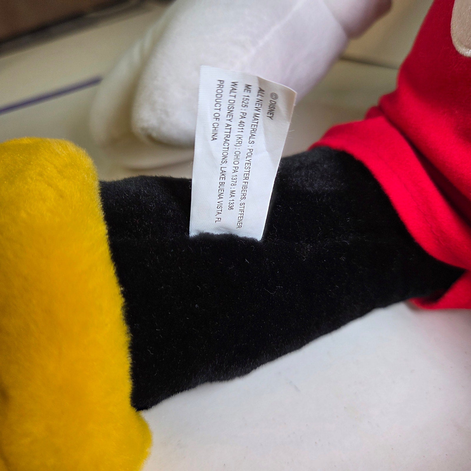 Mickey Mouse Large Plush Stuffed Animal Disney Parks 19” Sitting