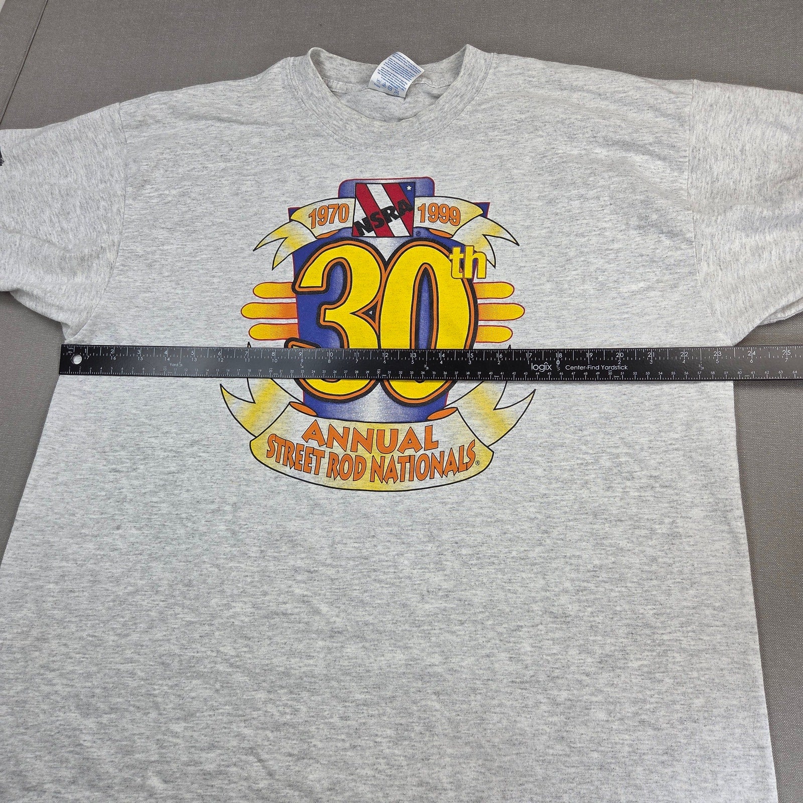 Vintage 1999 NSRA 30th Annual Street Rod Nationals Gildan T-Shirt XL Hot Rod