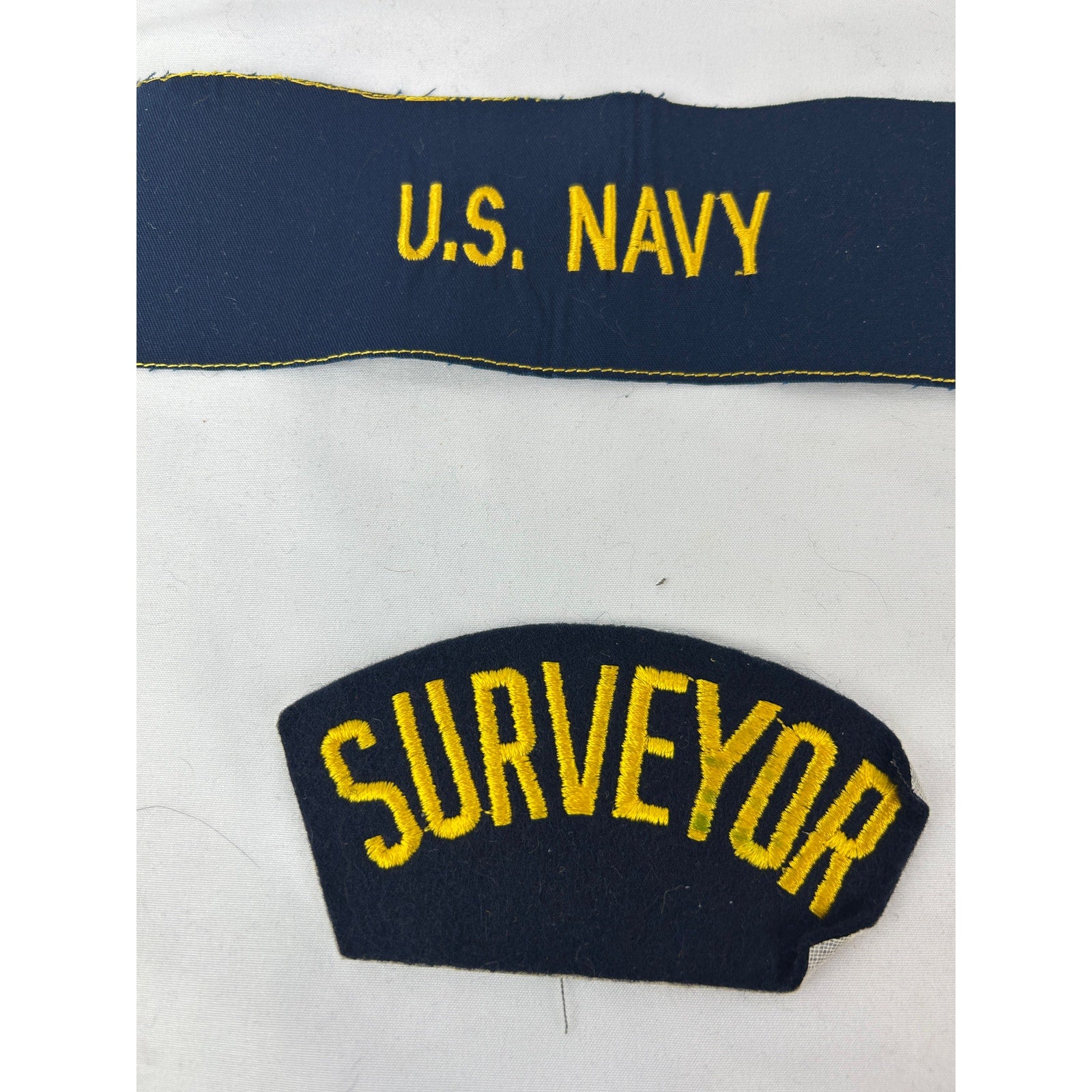 US Navy Patch Lot Surveyor Chevrons Ratings 6pcs Vintage