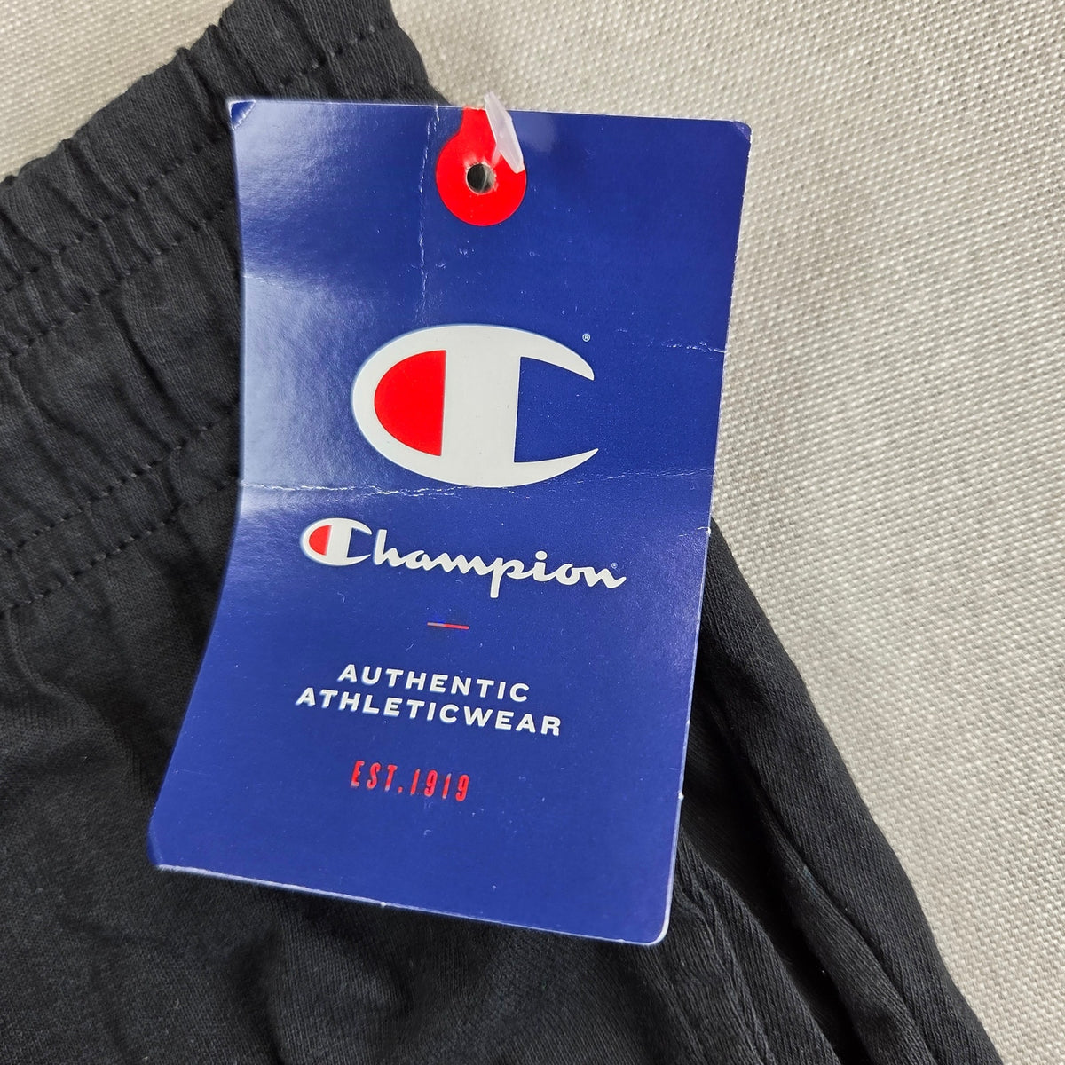 Champion Men's Classic Jersey Jogger Pants Black Cotton P7308 NWT Size Large