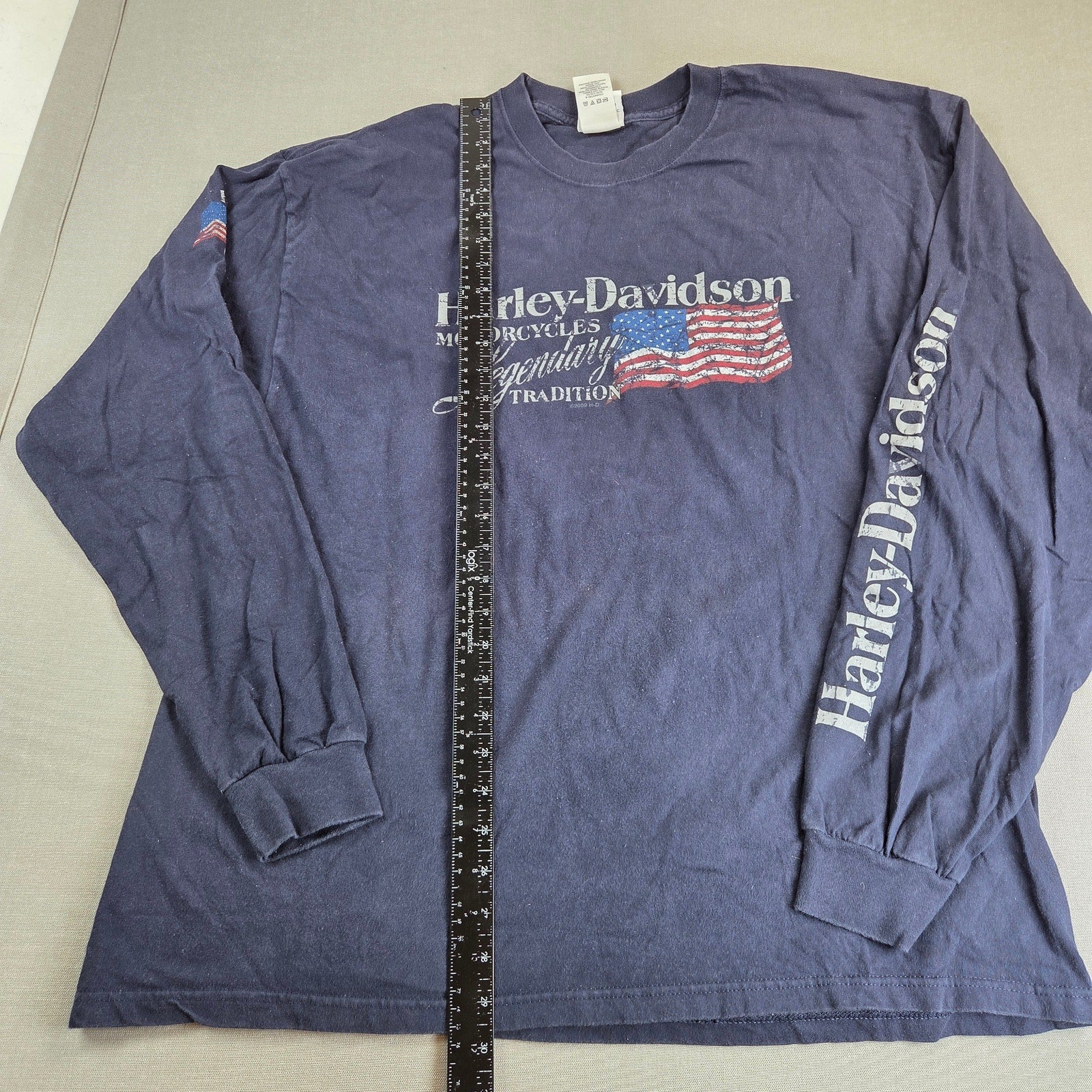 Harley-Davidson 2009 Windy City Chicago Pinup Long Sleeve T-Shirt 2XL USA